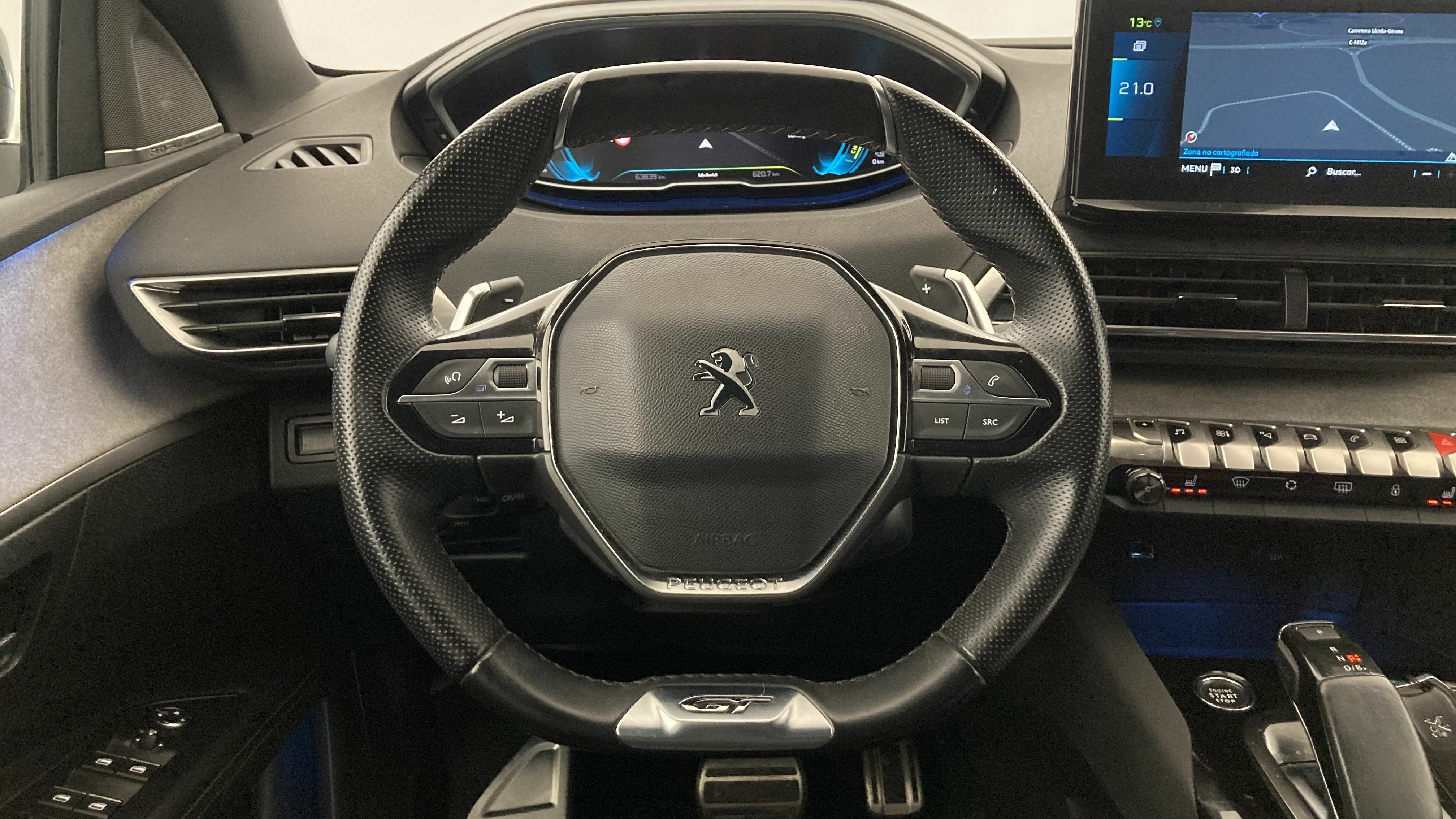 peugeot 3008 gt pack 1.6 HYBRID 300 EAT PHEV 2022 negro perla nera 12