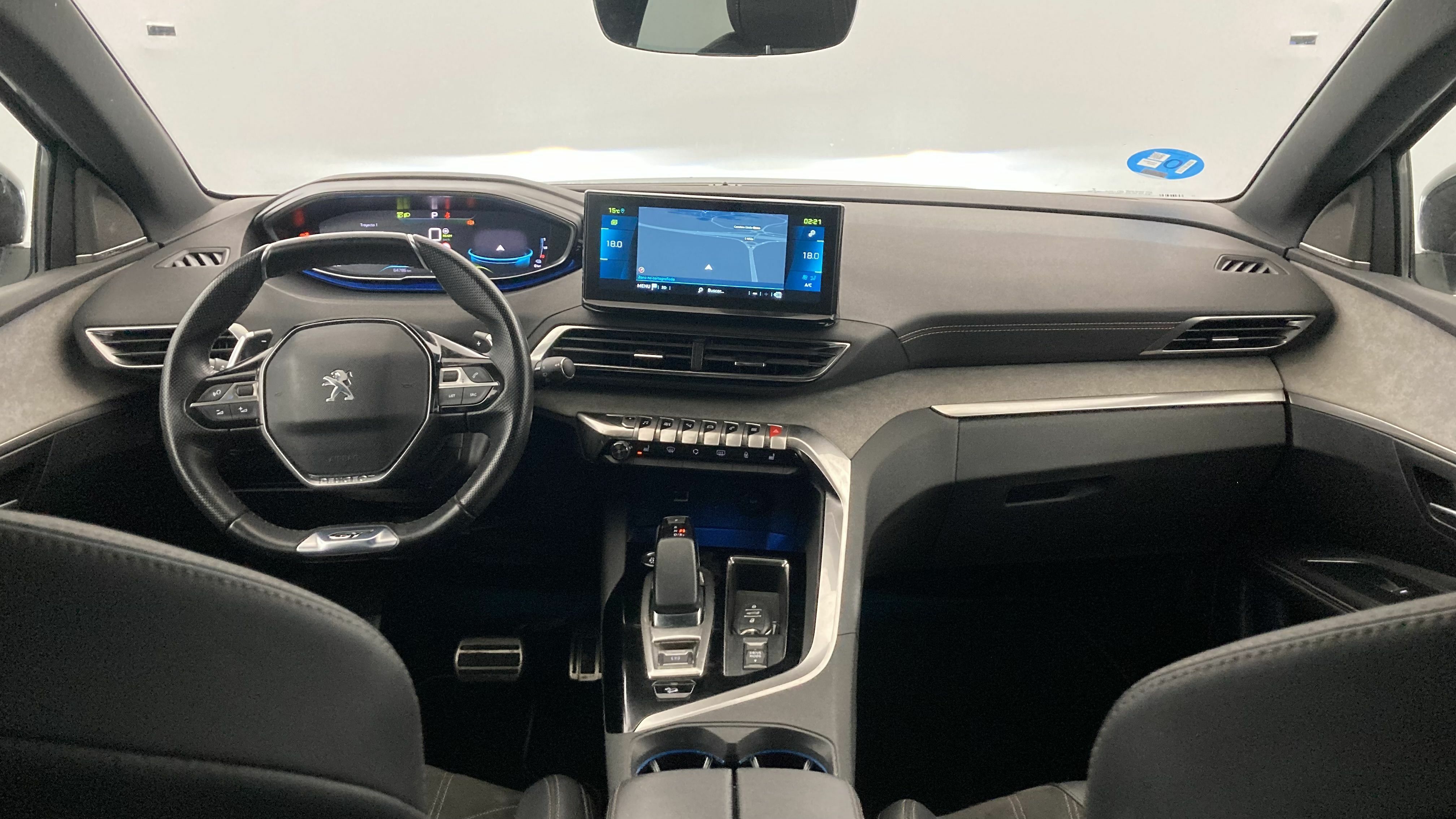 peugeot 3008 gt pack 1.6 HYBRID 300 EAT PHEV 2022 gris artense / negro 15