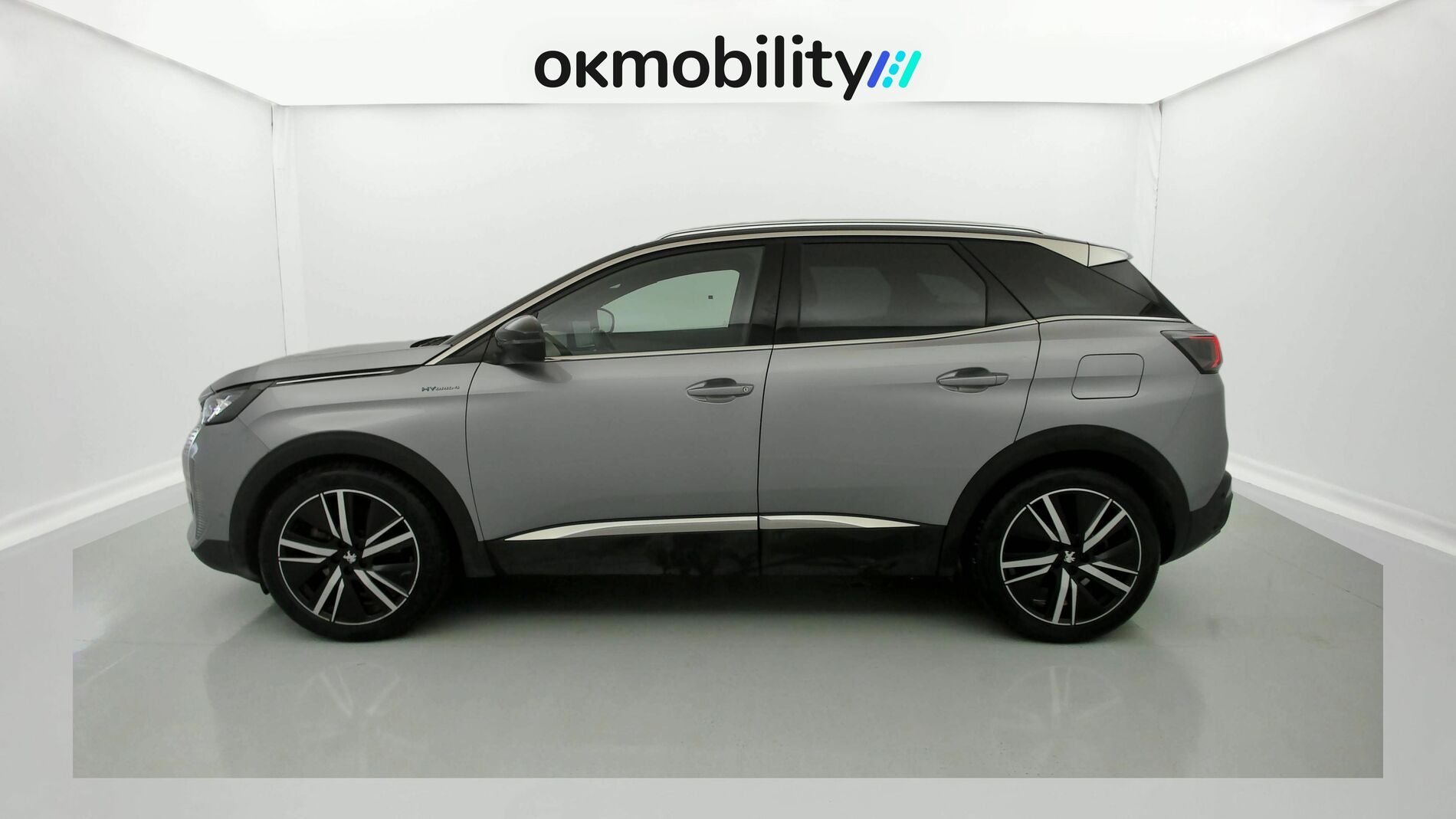 peugeot 3008 gt pack 1.6 HYBRID 300 EAT PHEV 2022 gris artense / negro 5