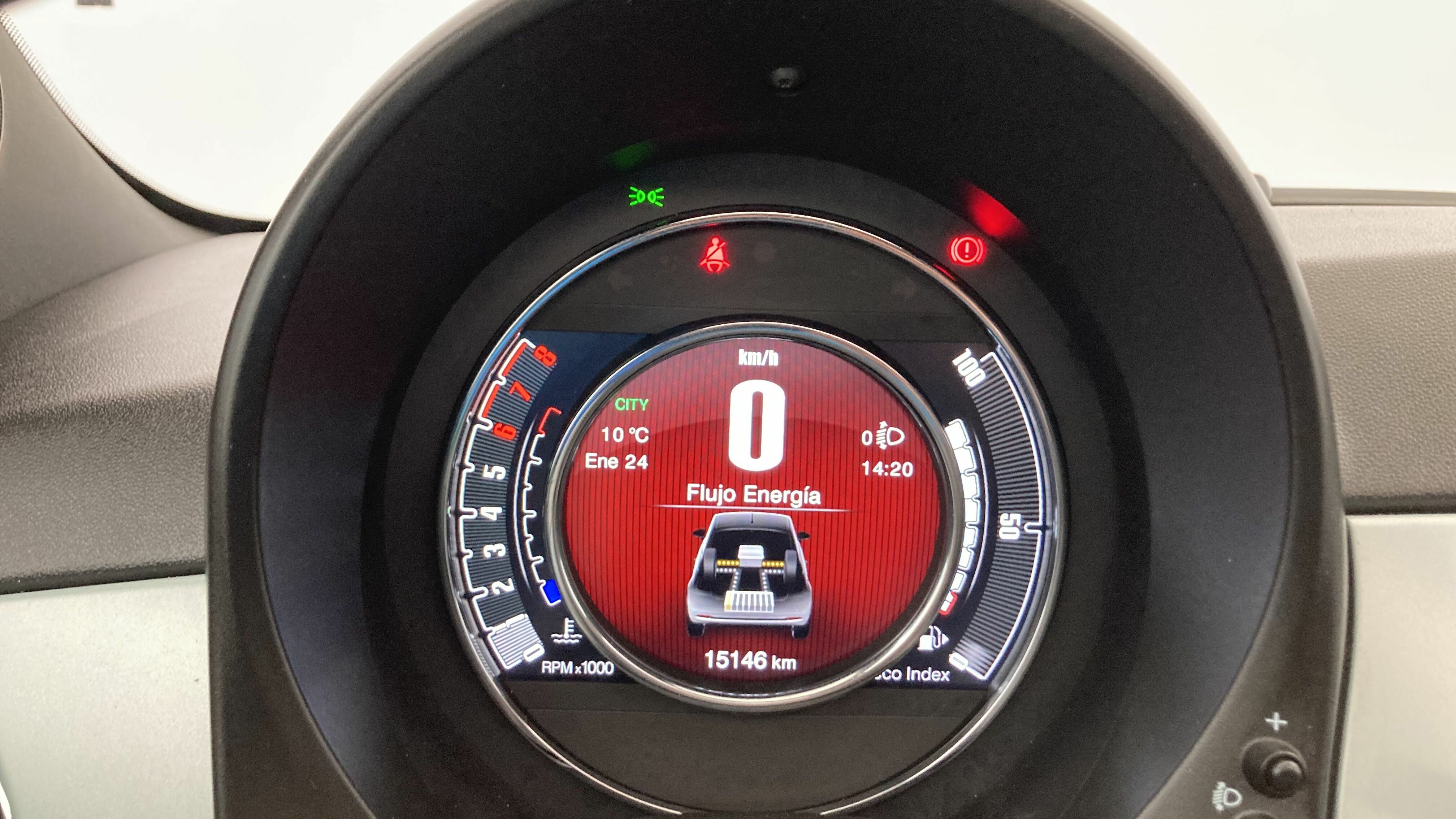 fiat 500c dolcevita 1.0 HYBRID 70 MHEV 2024 verde rugiada 14