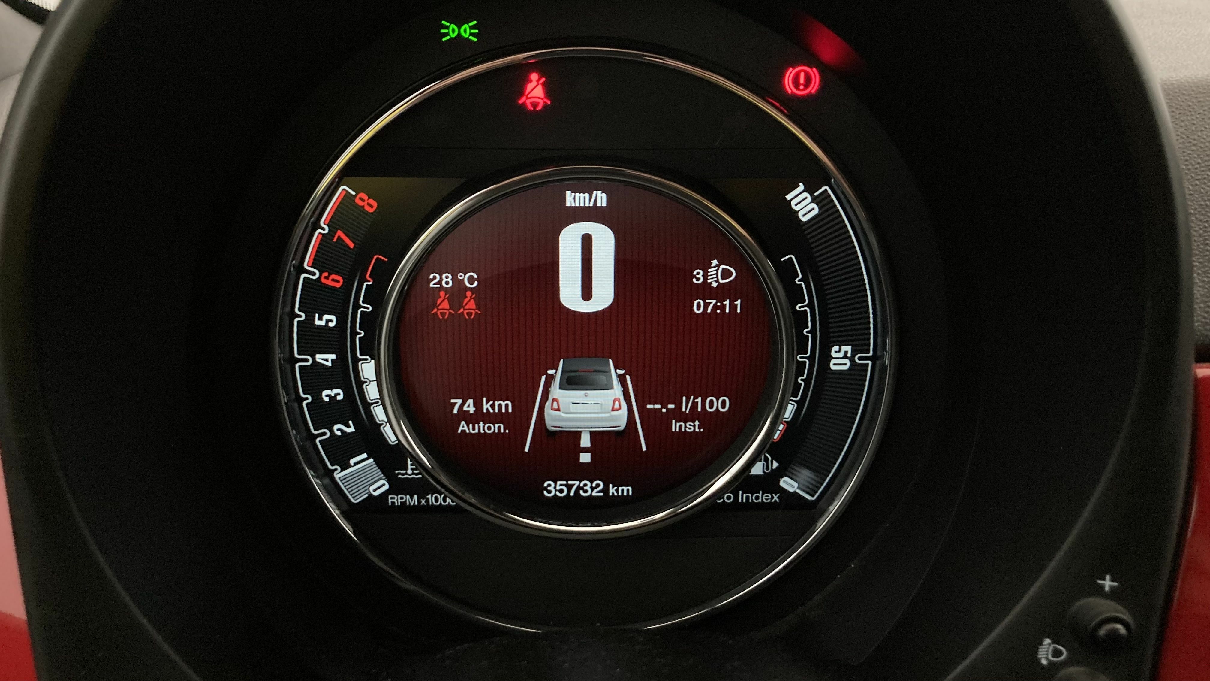fiat 500c dolcevita 1.0 HYBRID 70 MHEV 2024 rojo passione 18