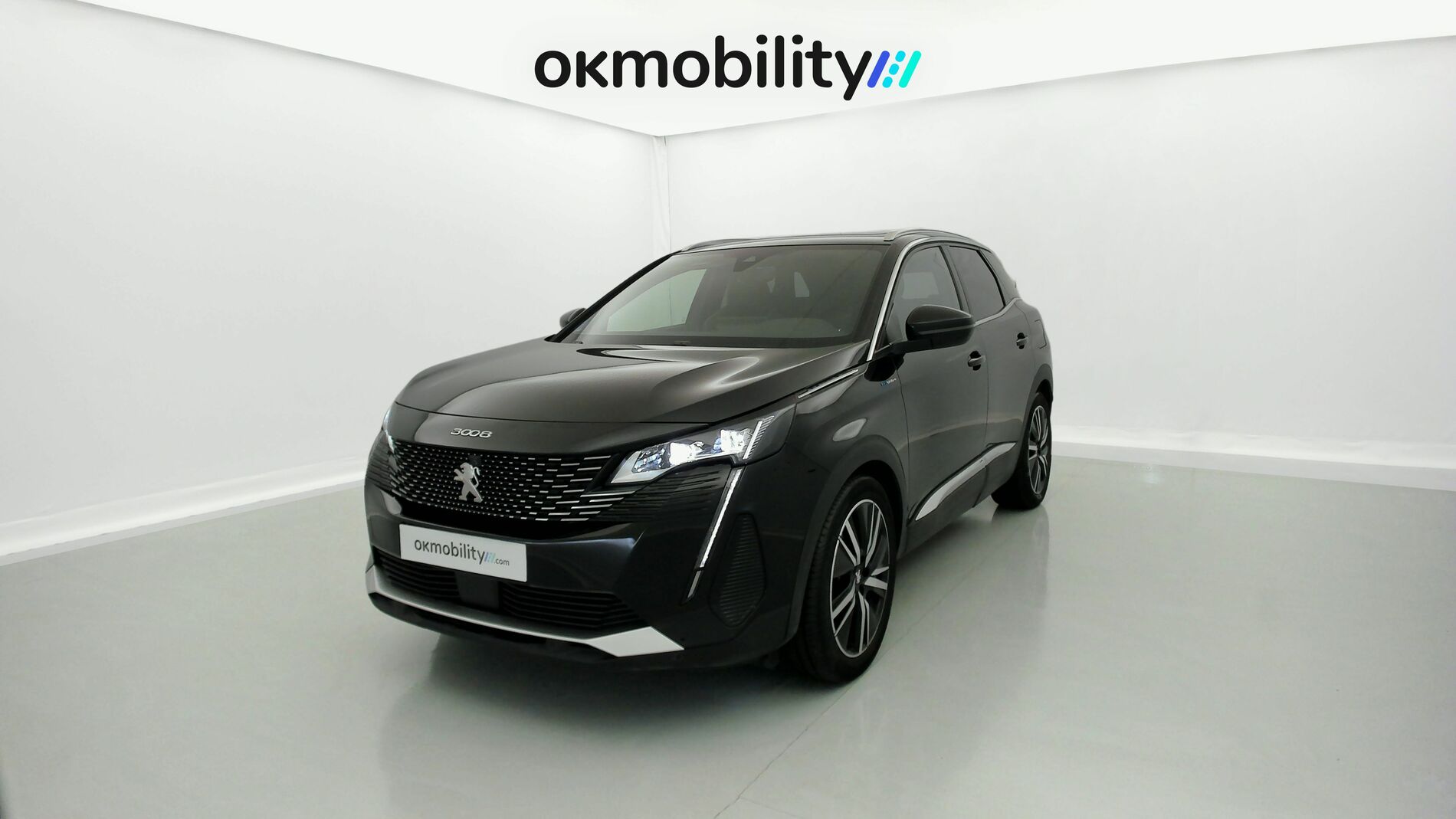 peugeot 3008 gt pack 1.6 HYBRID 300 EAT PHEV 2022 negro perla nera 1