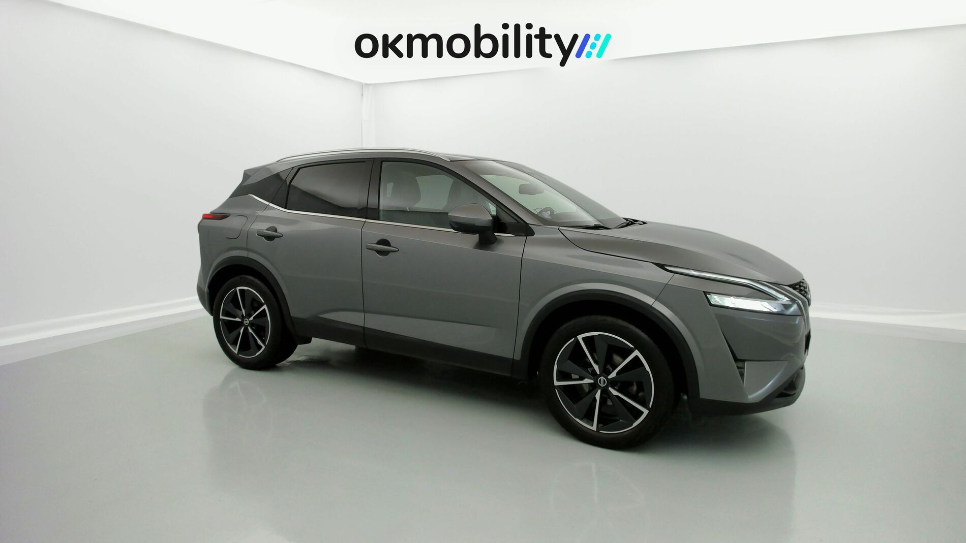 nissan qashqai tekna 1.3 DIG-T 140 MHEV 2022 gris squale 2