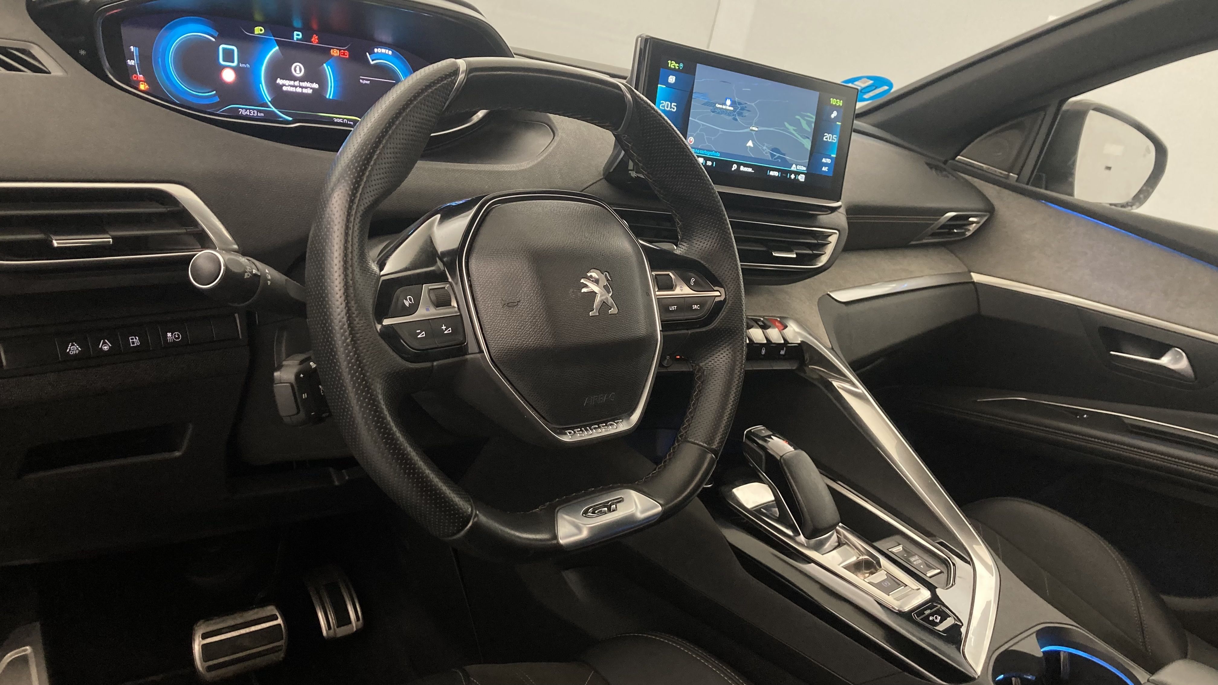 peugeot 3008 gt pack 1.6 HYBRID 300 EAT PHEV 2022 negro perla nera 27