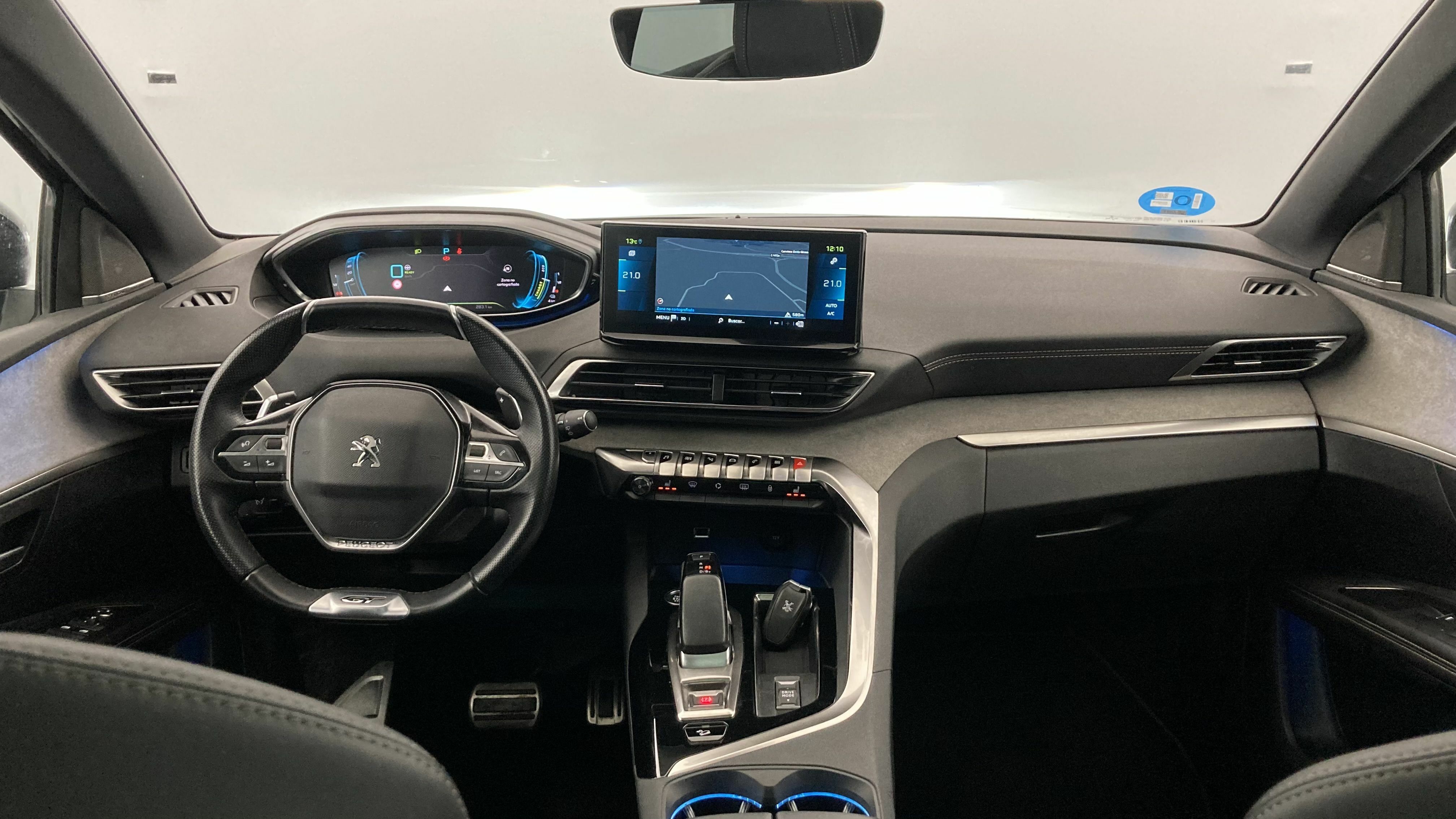 peugeot 3008 gt pack 1.6 HYBRID 300 EAT PHEV 2022 negro perla nera 15