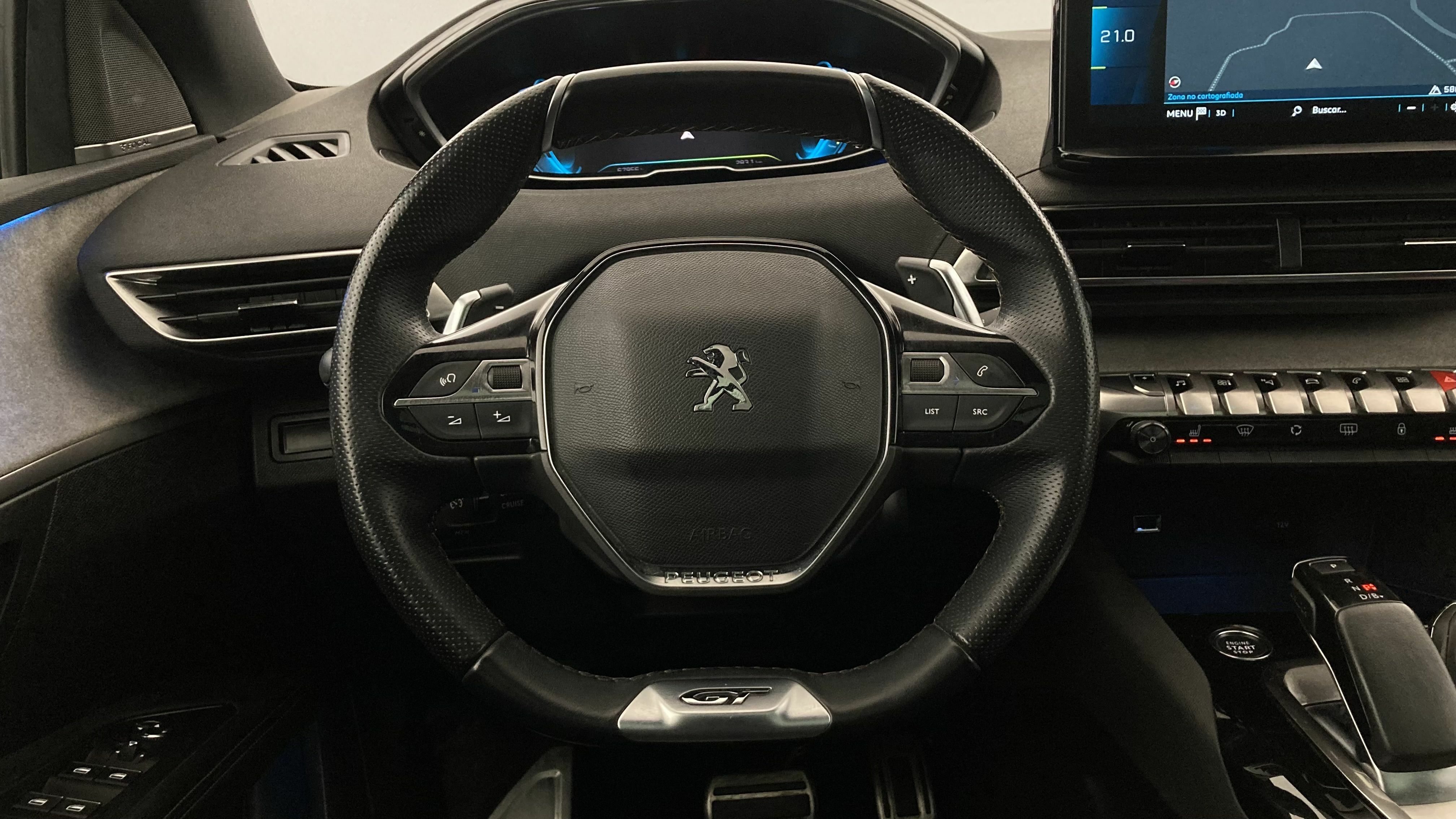 peugeot 3008 gt pack 1.6 HYBRID 300 EAT PHEV 2022 negro perla nera 16