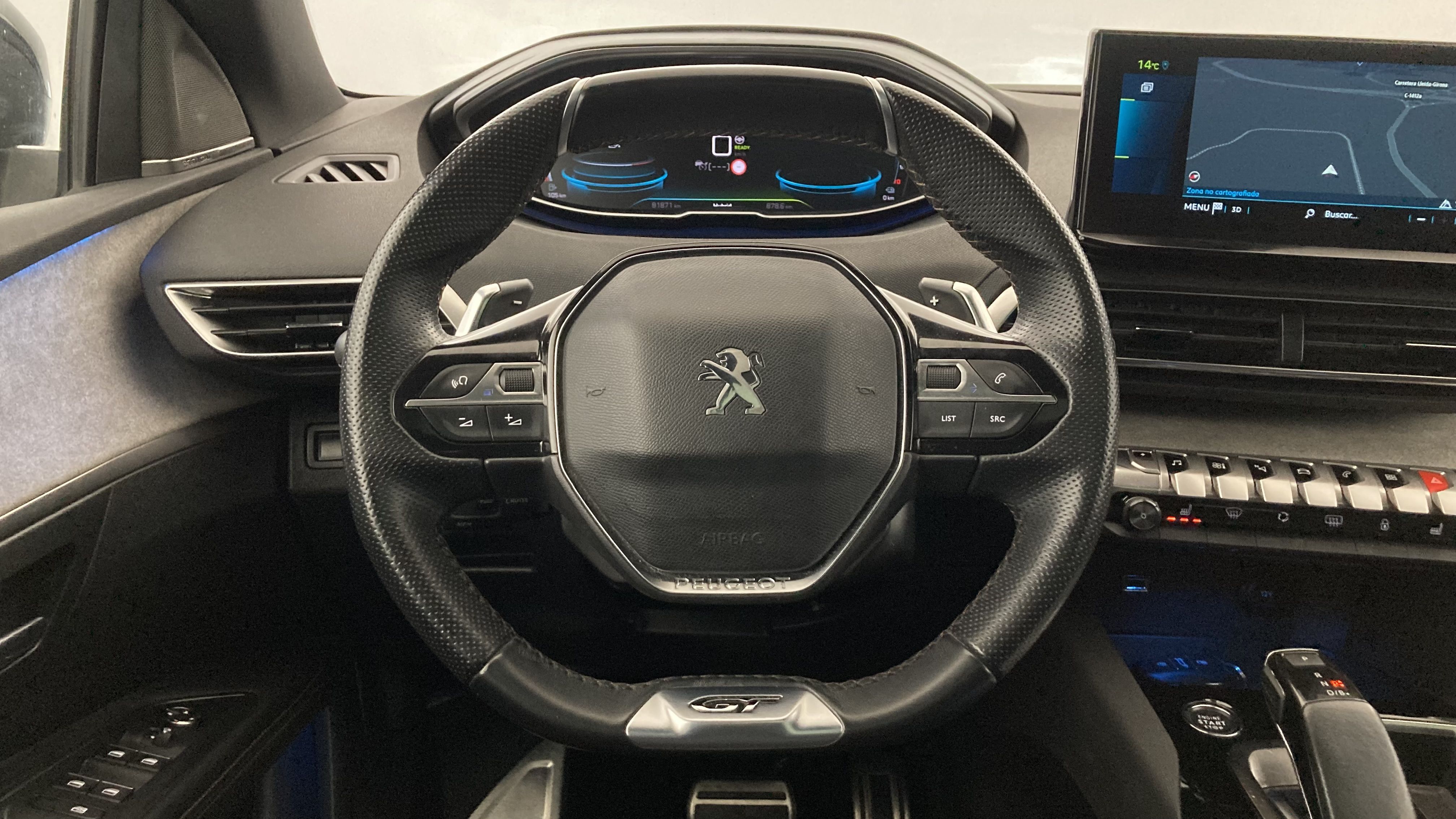 peugeot 3008 gt pack 1.6 HYBRID 300 EAT PHEV 2022 negro perla nera 20