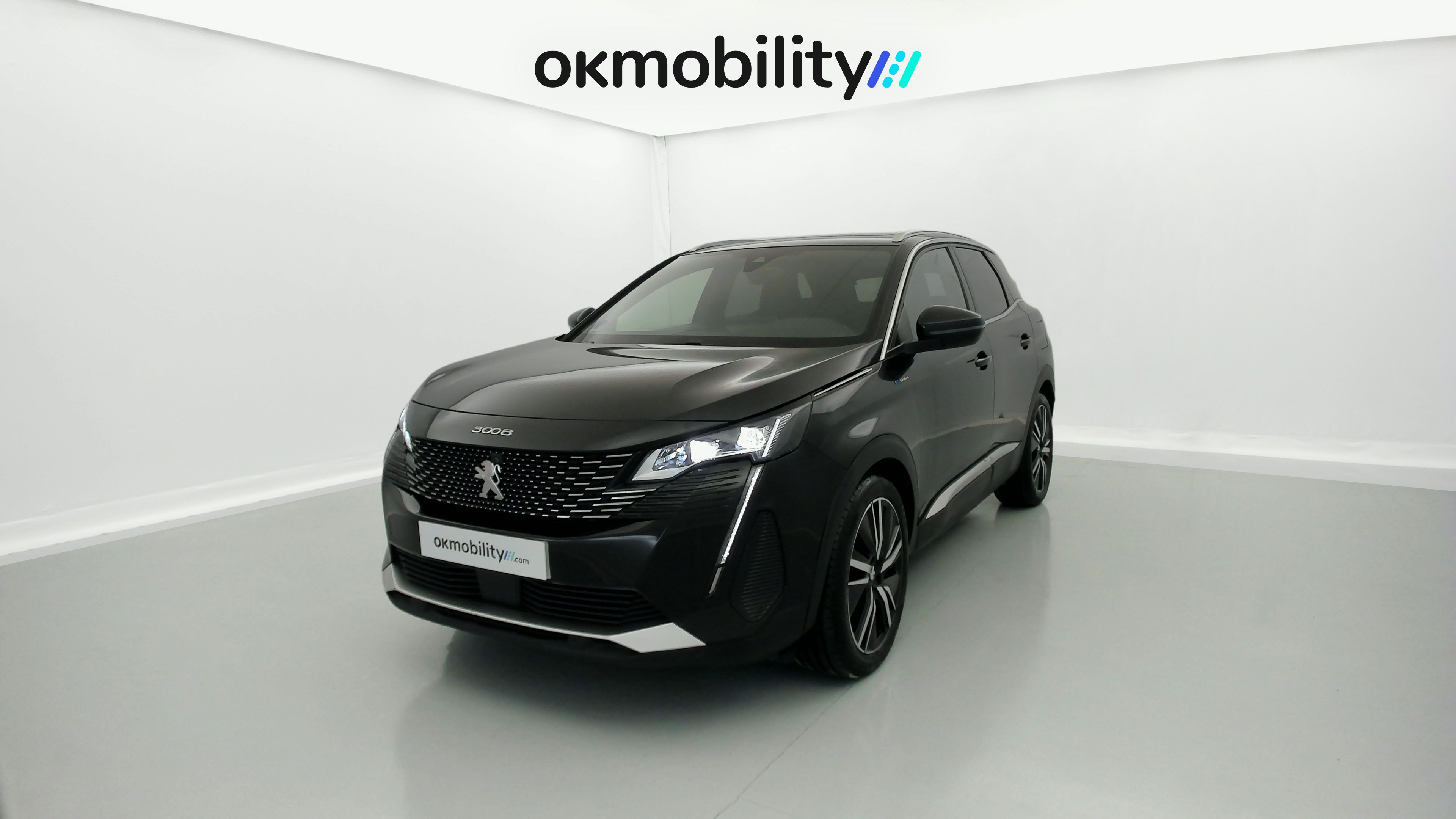 peugeot 3008 gt pack 1.6 HYBRID 300 EAT PHEV 2022 negro perla nera 1