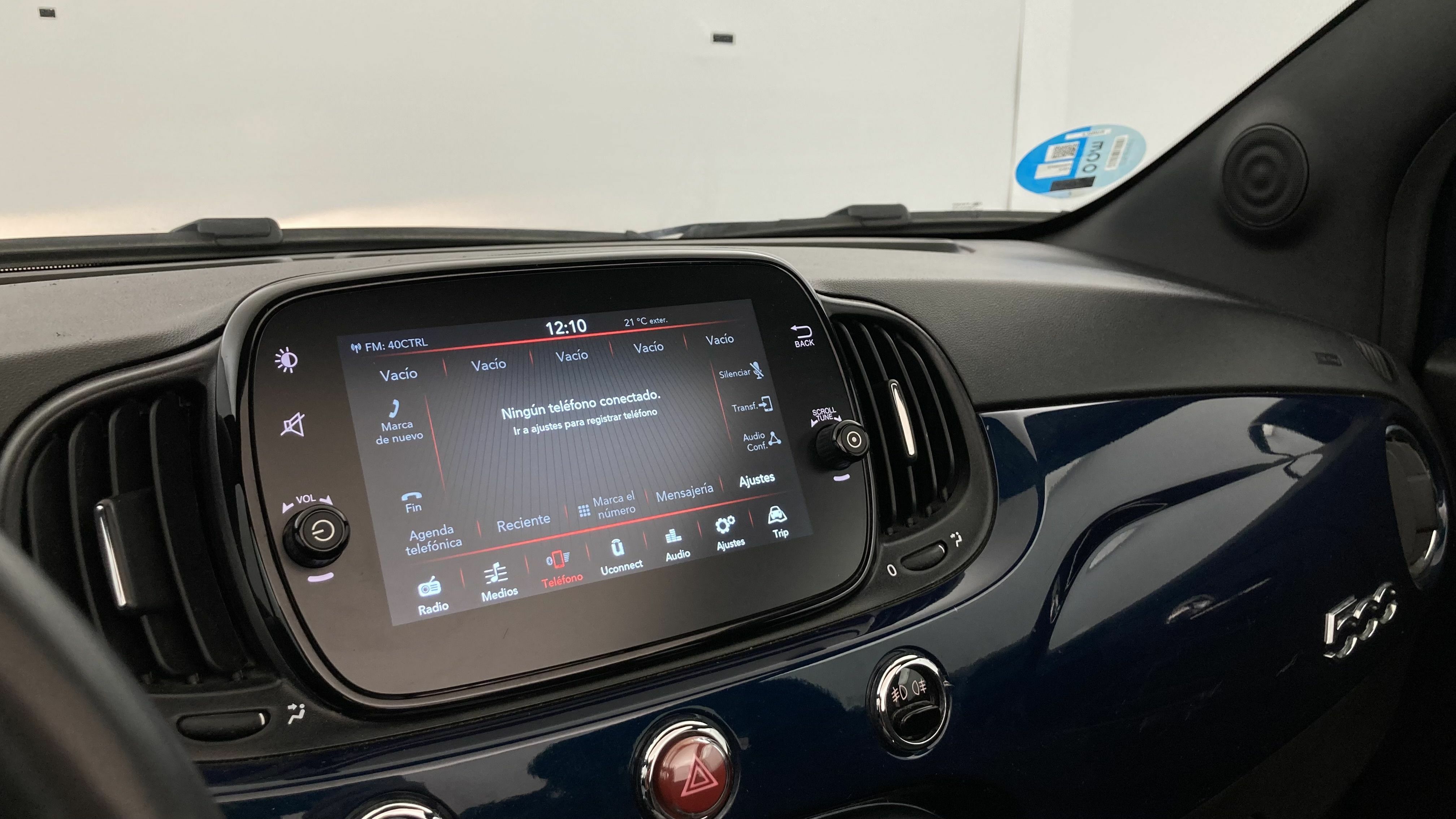 fiat 500c dolcevita 1.0 HYBRID 70 MHEV 2024 azul di pinto di blu 18
