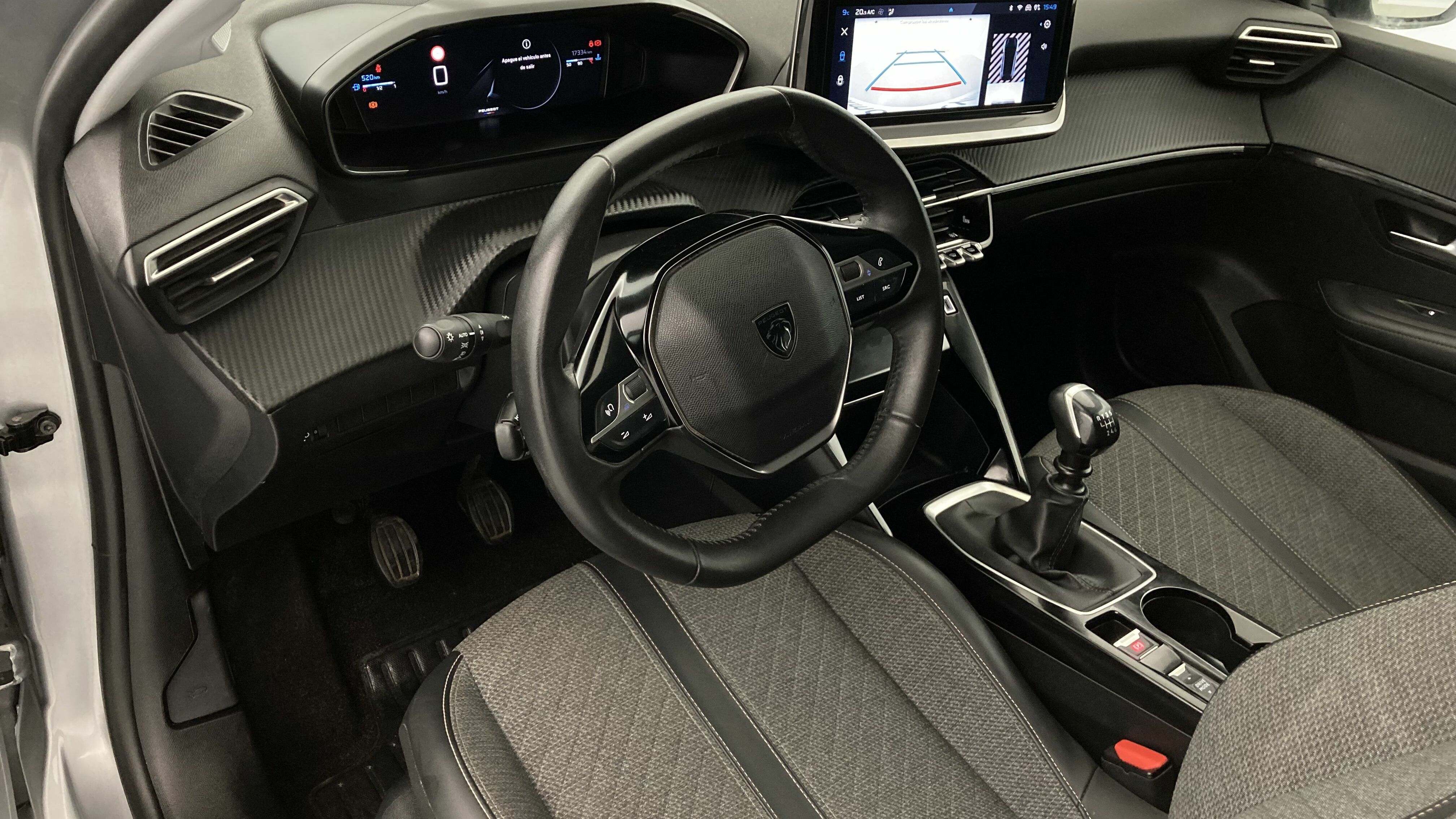 peugeot 208 allure 1.2 PURETECH 100 2024 gris artense 15