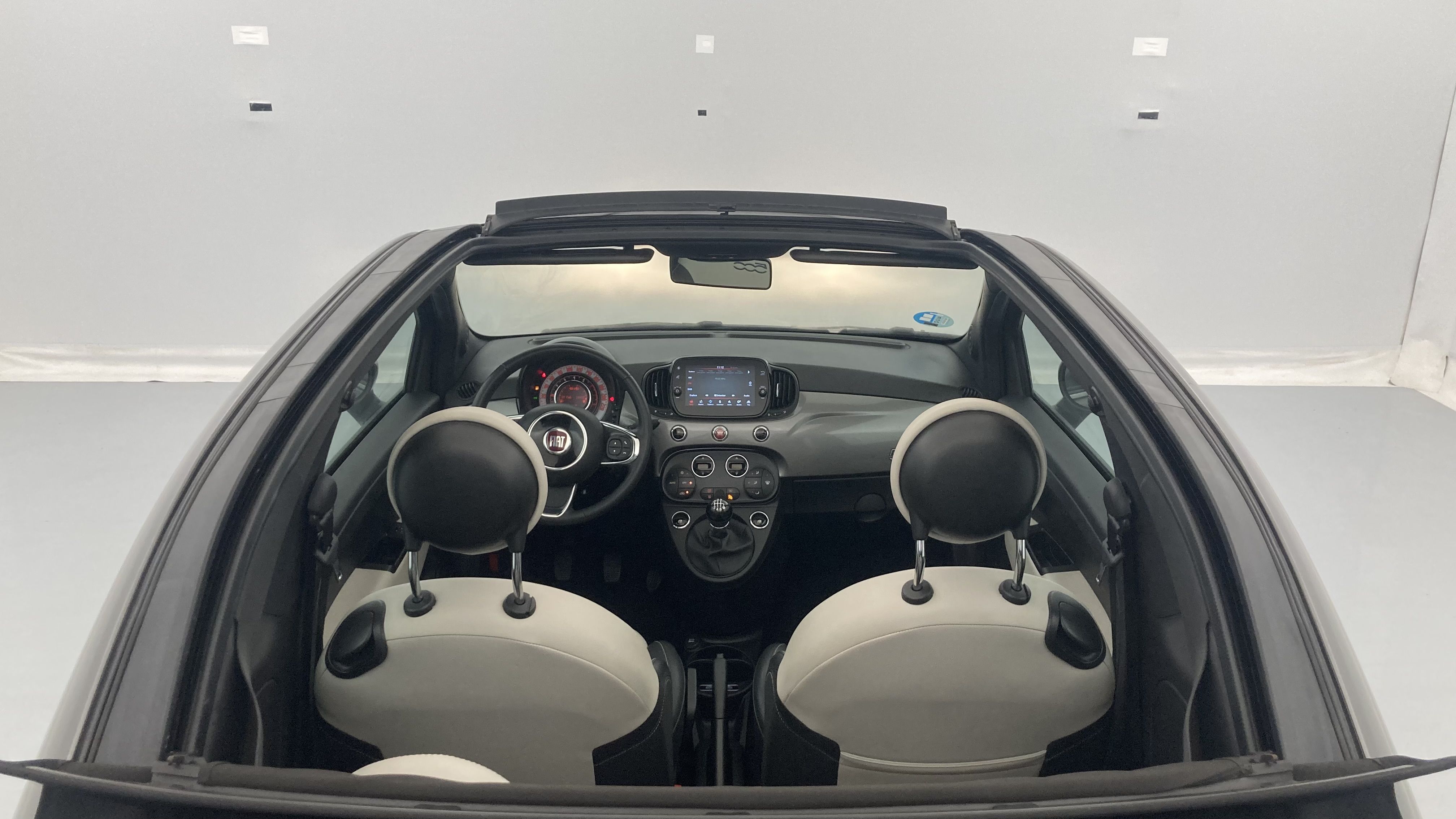 fiat 500c dolcevita 1.0 HYBRID 70 MHEV 2022 gris pompei / negro 25