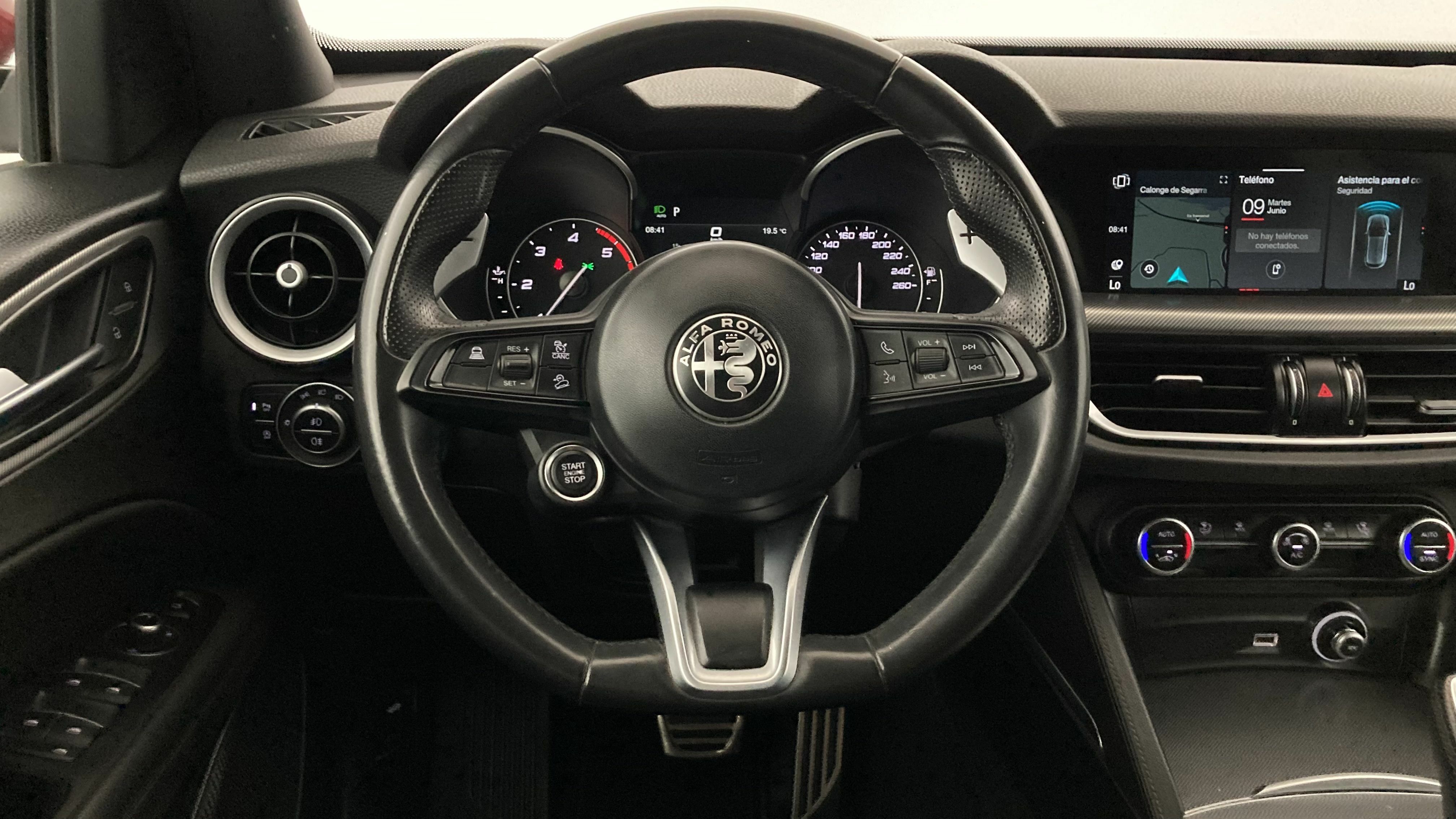 alfa romeo stelvio sprint 2.2 JTD 160 RWD CA 2022 rosso alfa 17