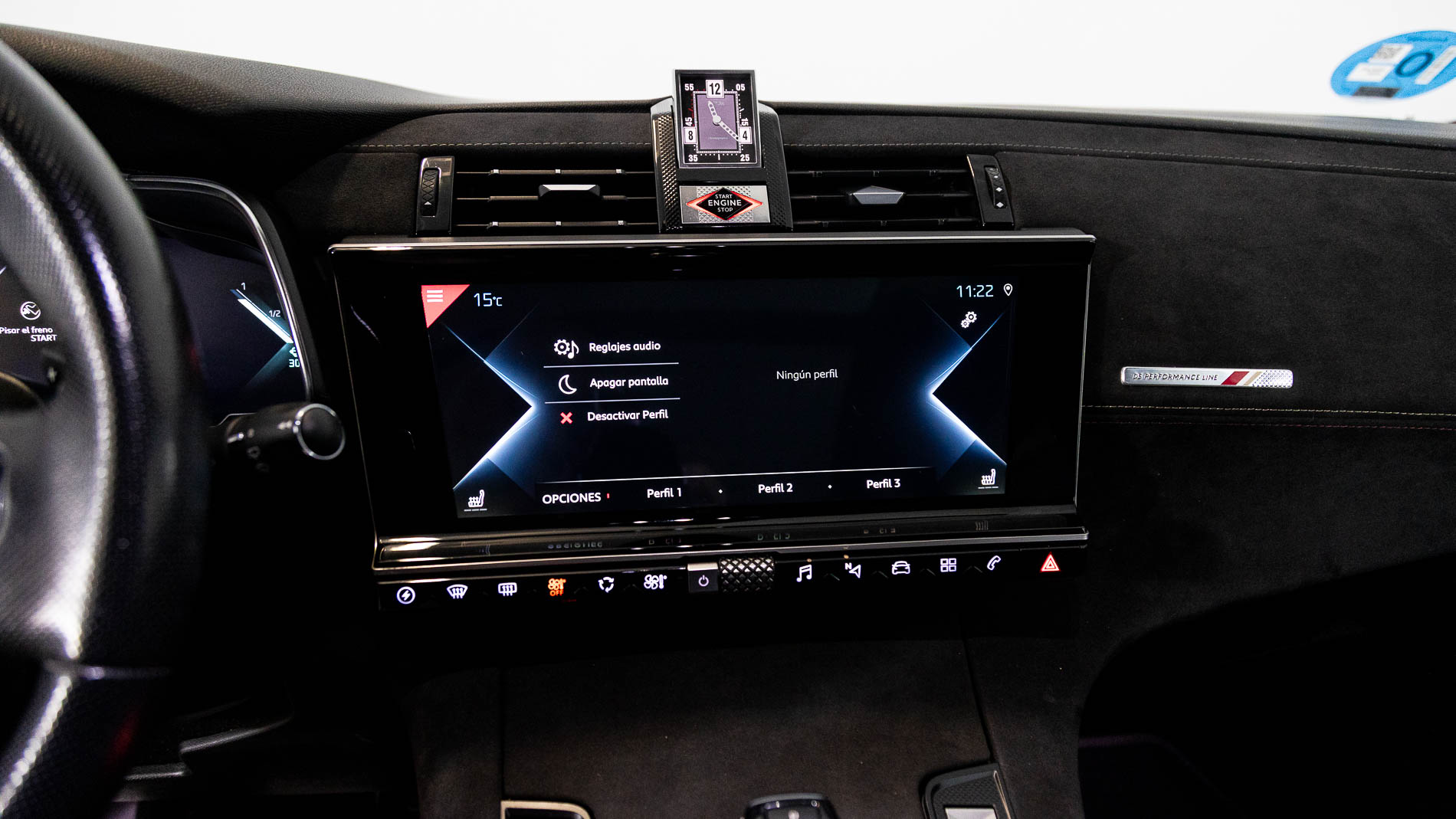 ds ds7 crossback performance line + E-TENSE 300 CA 2022 gris platino 16