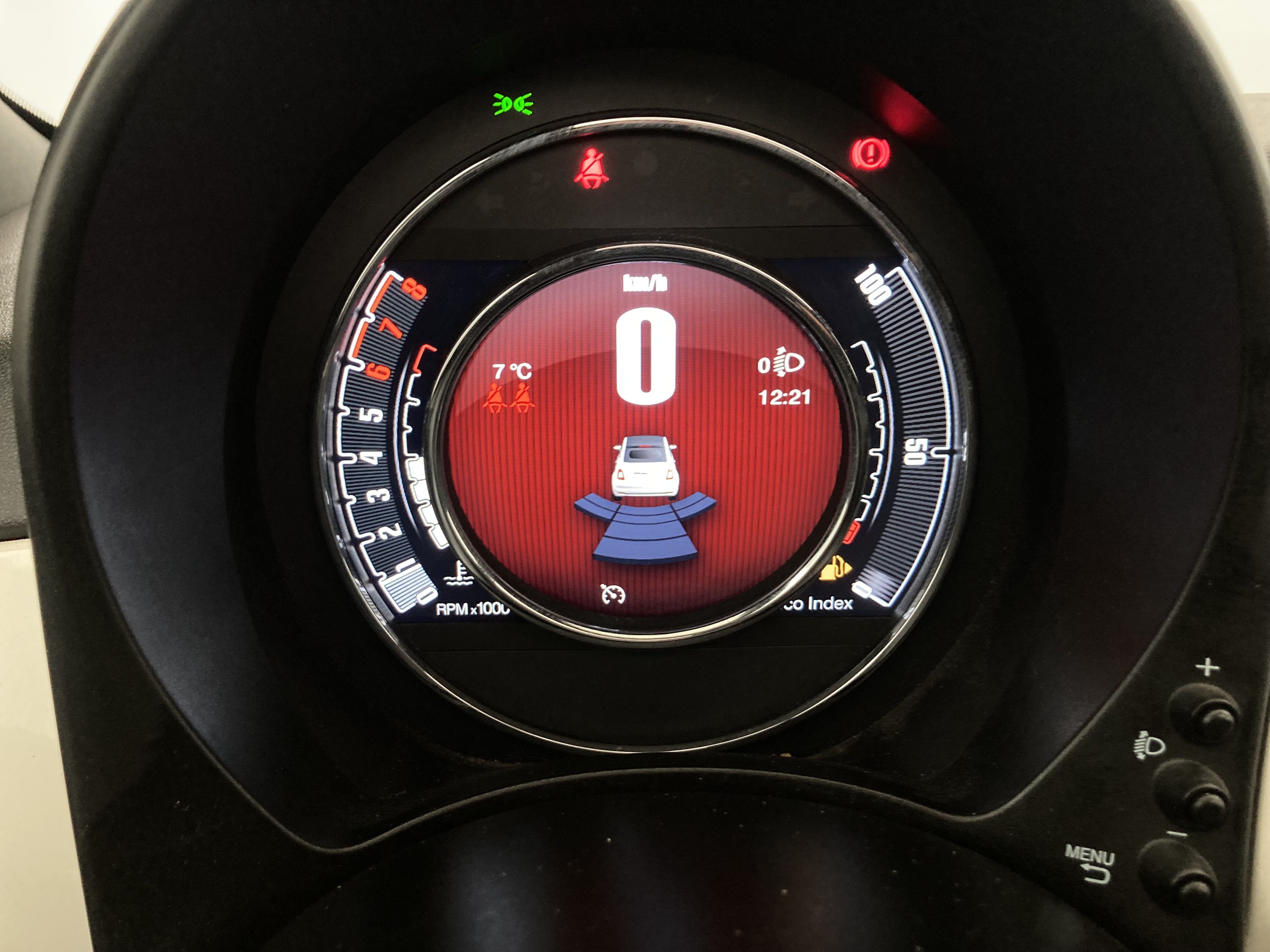 fiat 500c dolcevita 1.0 HYBRID 70 MHEV 2024 bianco 13