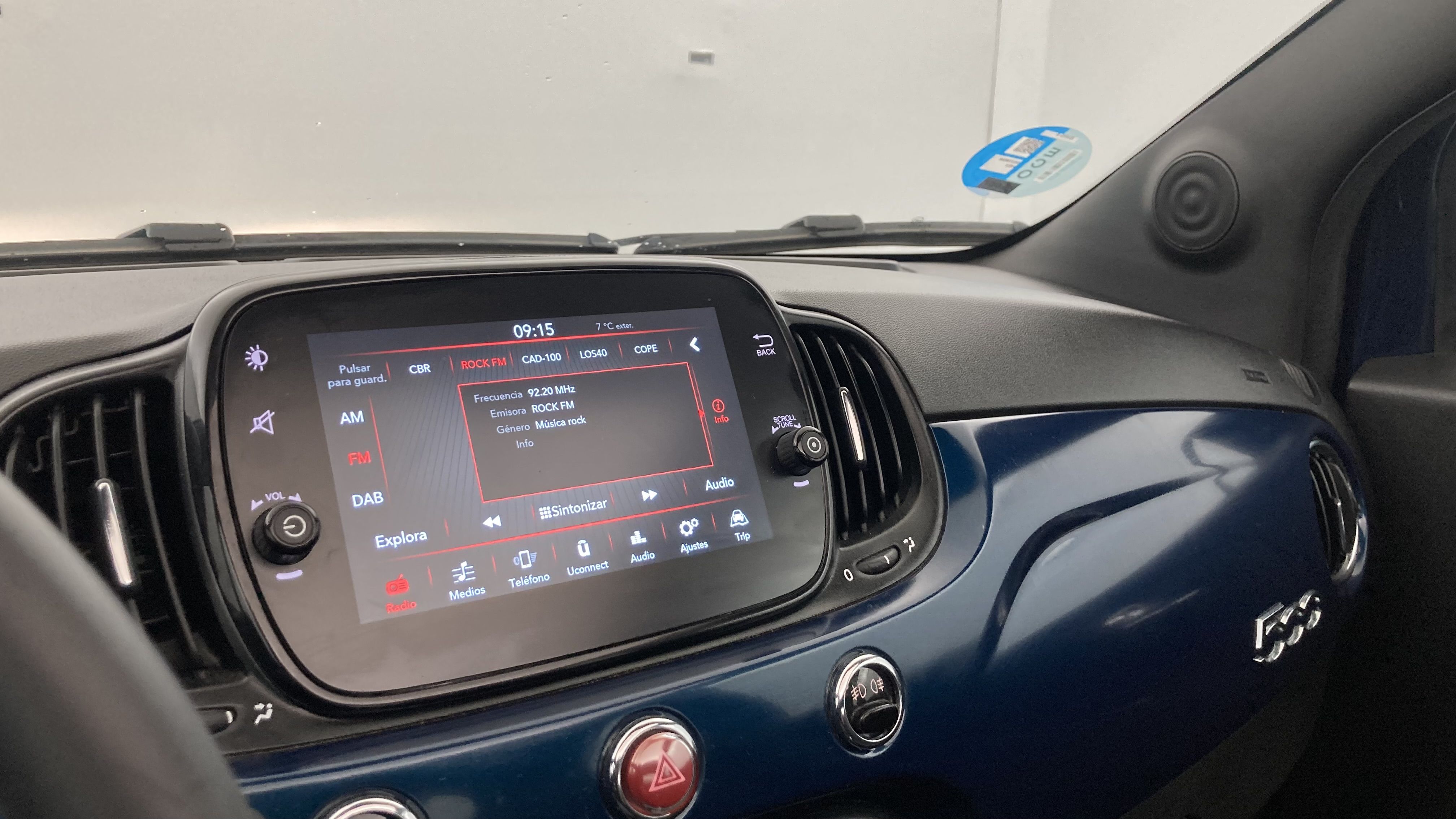 fiat 500c dolcevita 1.0 HYBRID 70 MHEV 2024 blu 34