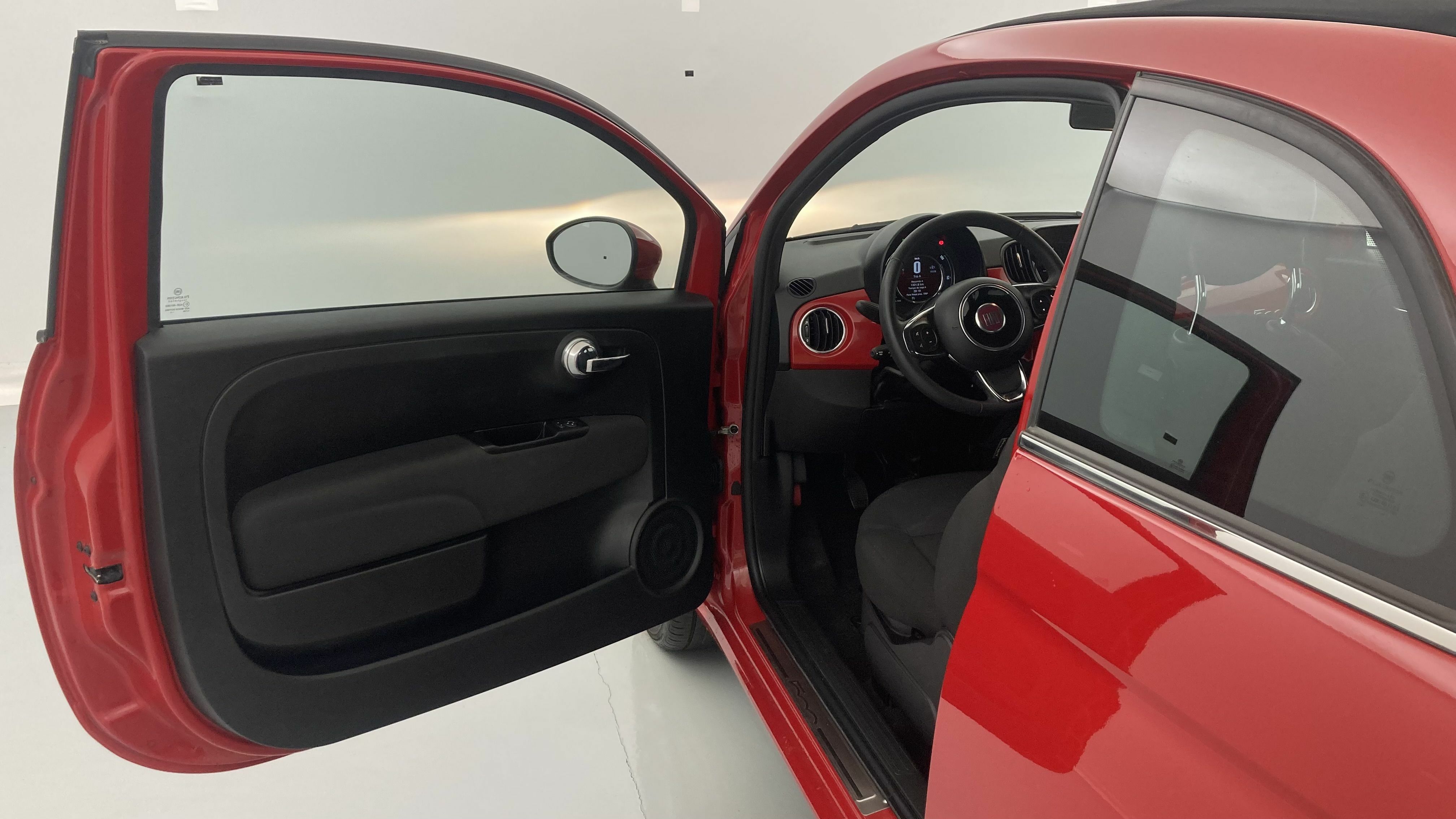 fiat 500c dolcevita 1.0 HYBRID 70 MHEV 2024 rosso corsa 13