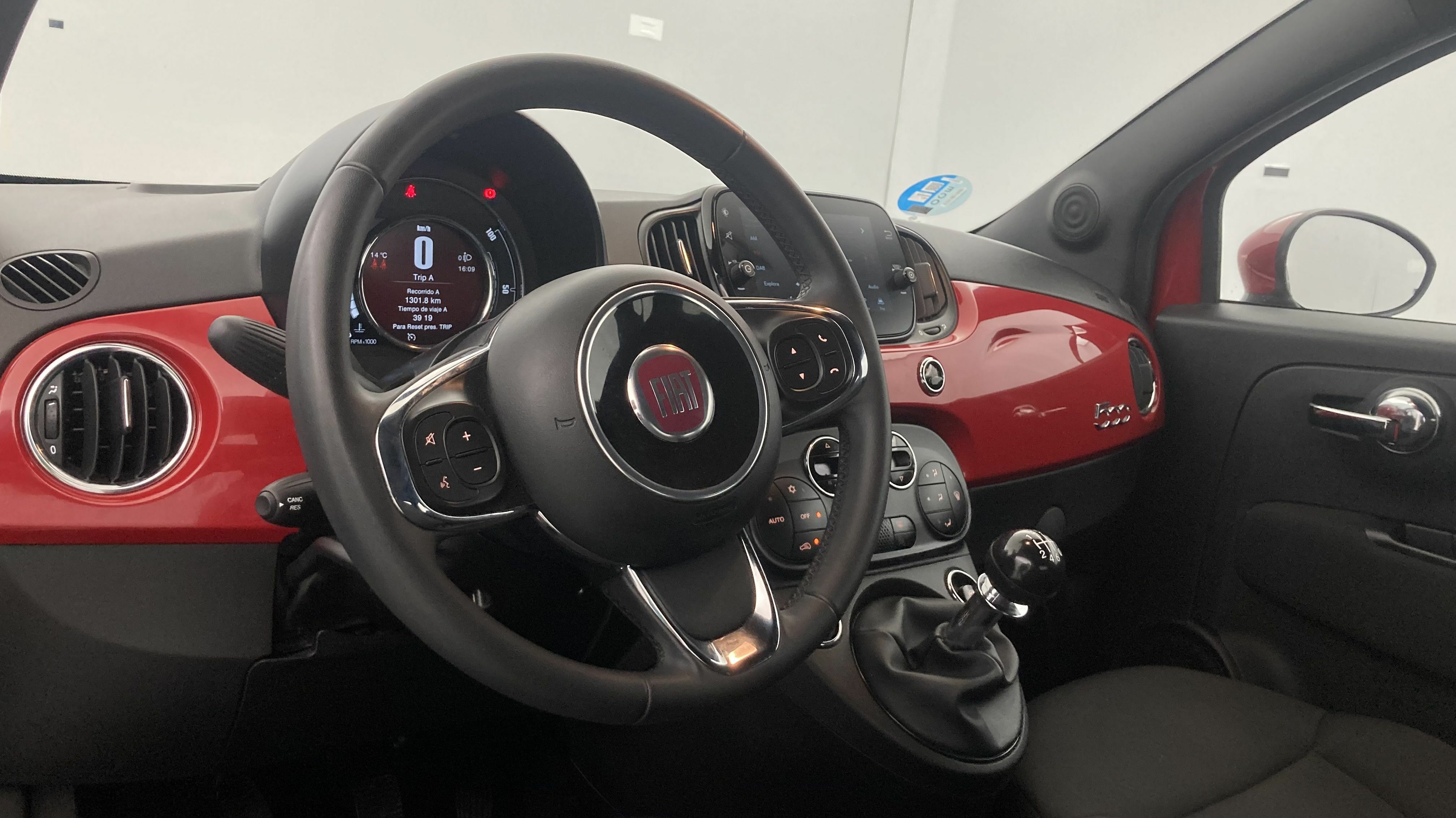 fiat 500c dolcevita 1.0 HYBRID 70 MHEV 2024 rosso corsa 15
