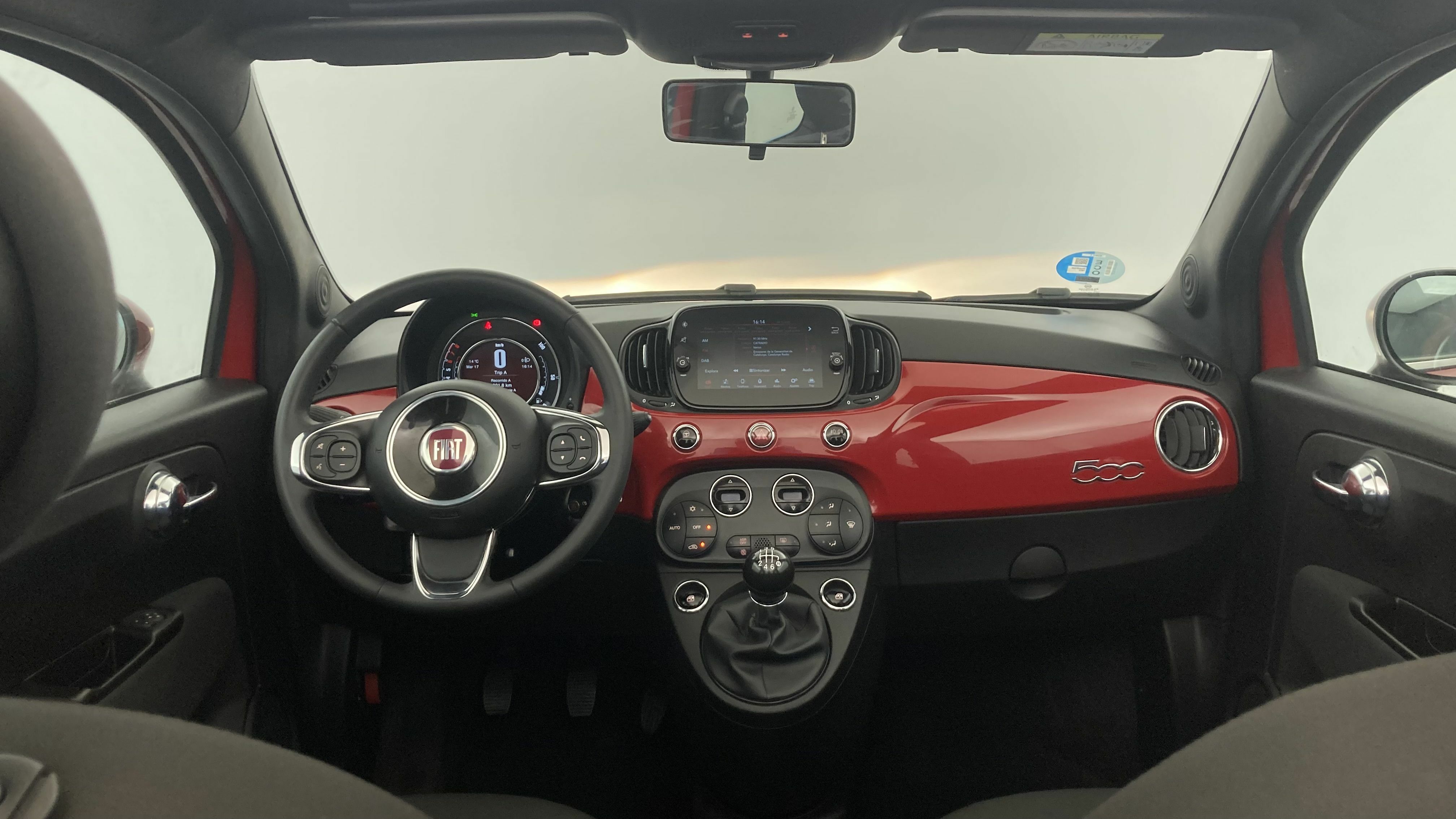 fiat 500c dolcevita 1.0 HYBRID 70 MHEV 2024 rosso corsa 16