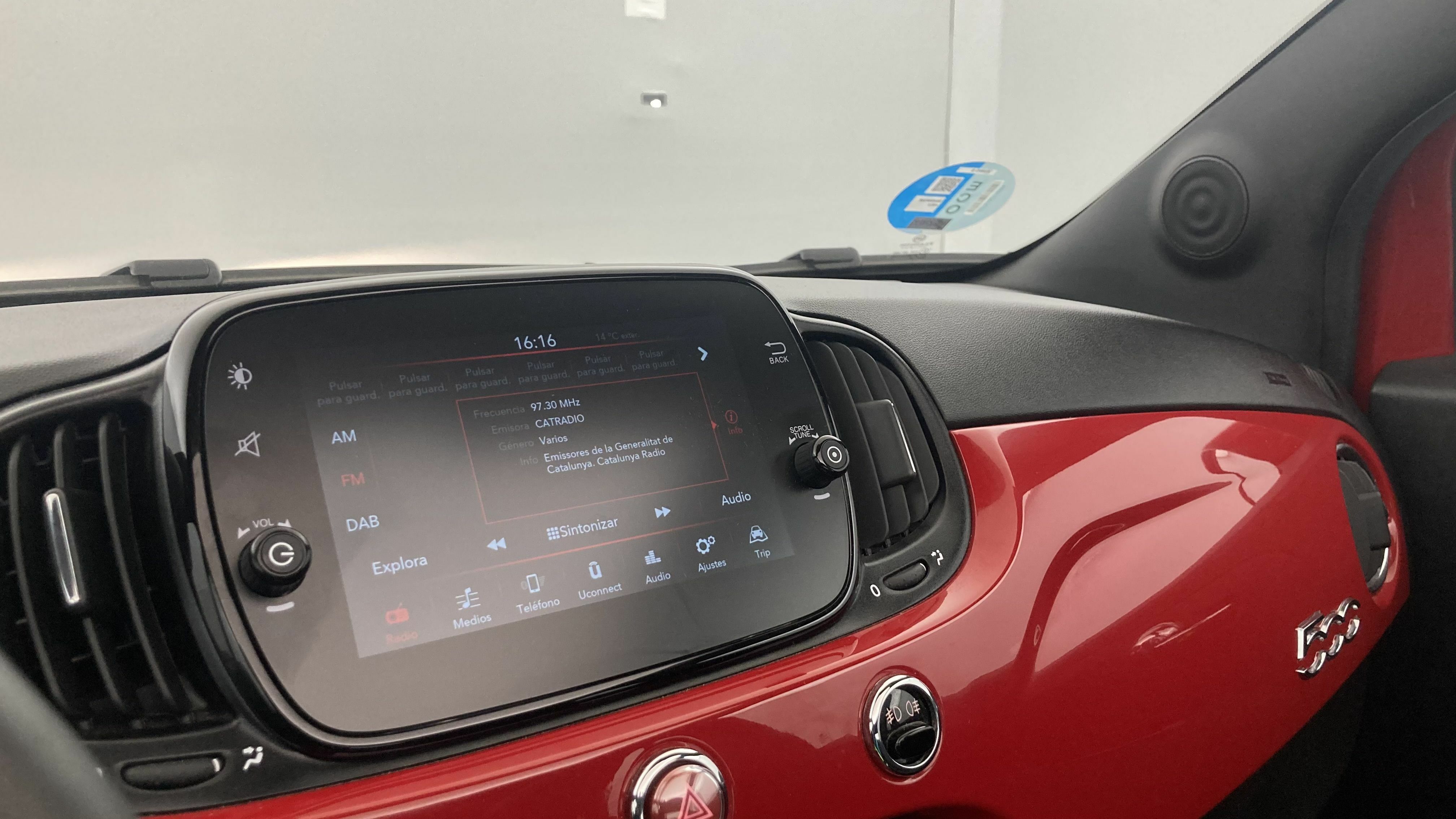 fiat 500c dolcevita 1.0 HYBRID 70 MHEV 2024 rosso corsa 19