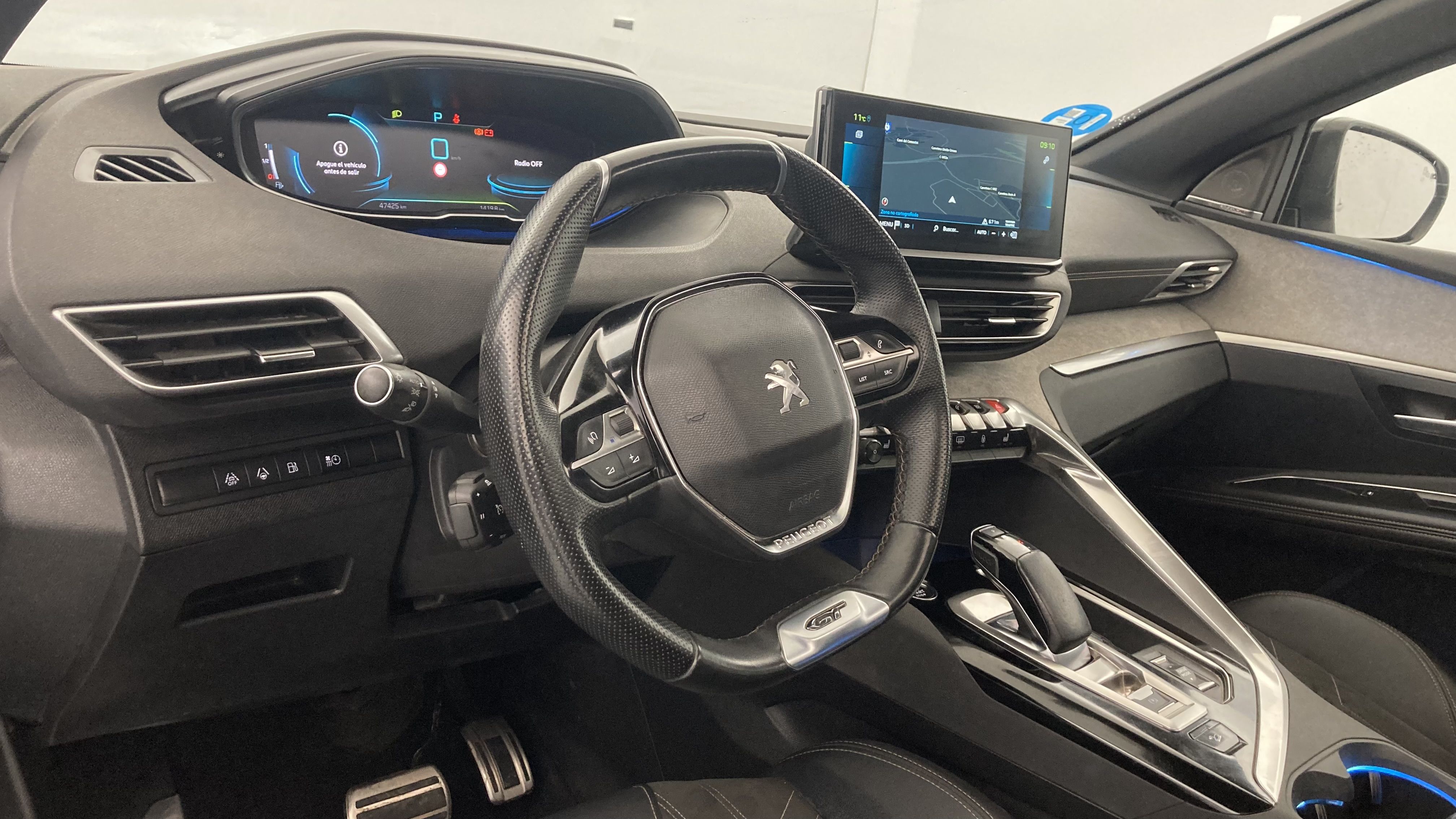 peugeot 3008 gt pack 1.6 HYBRID 300 EAT PHEV 2022 gris artense / negro 18