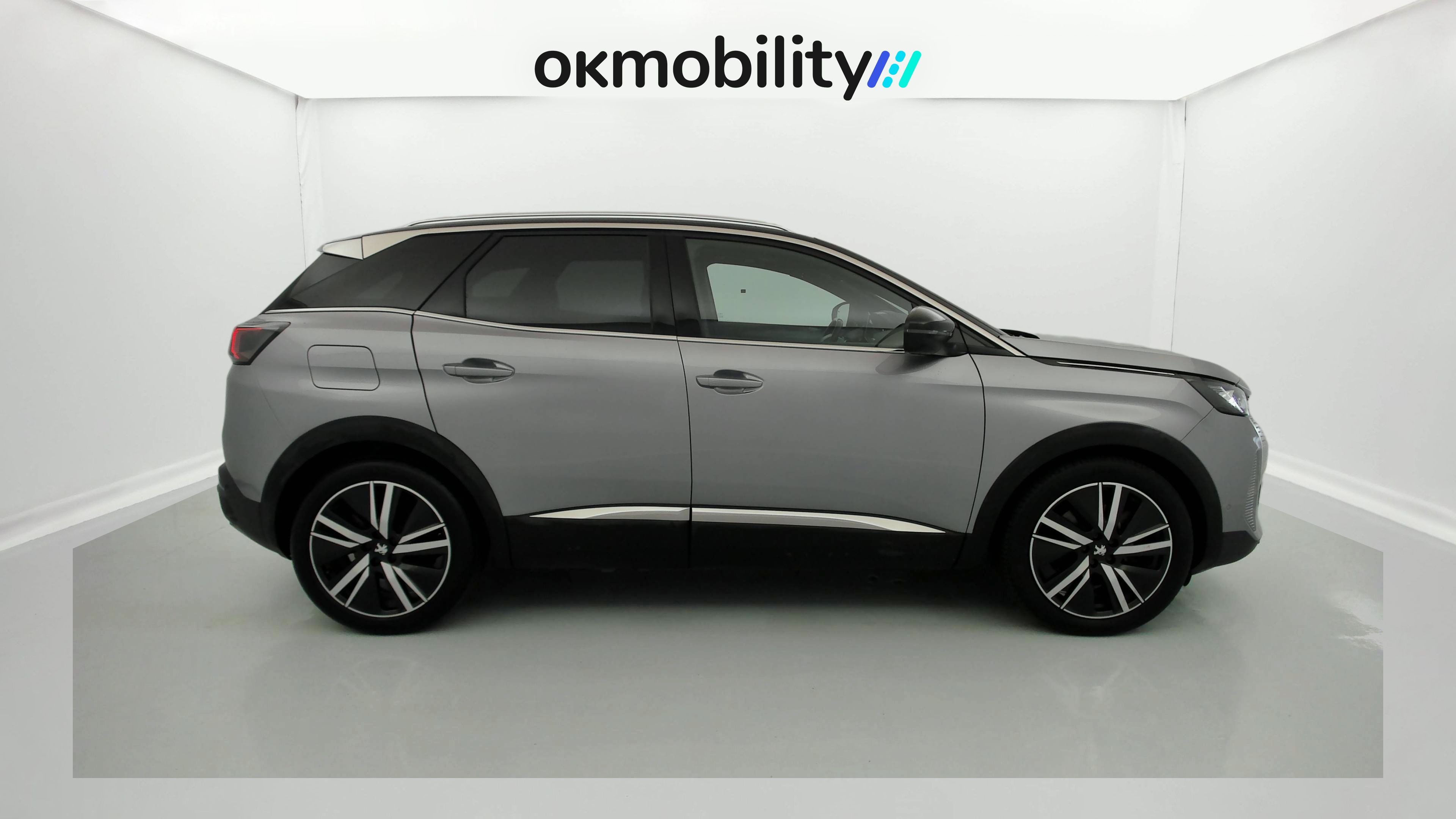 peugeot 3008 gt pack 1.6 HYBRID 300 EAT PHEV 2022 gris artense / negro 2