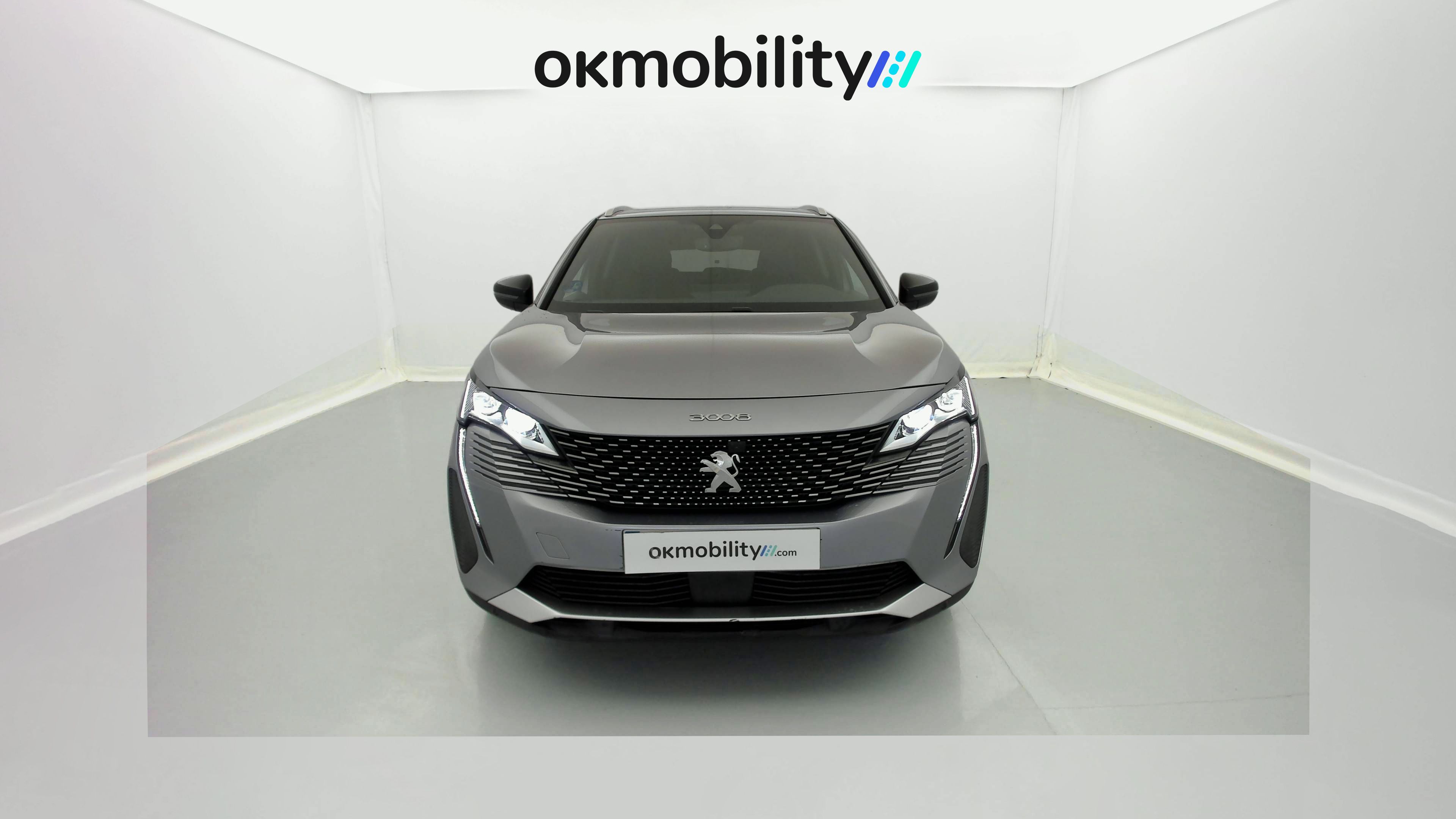 peugeot 3008 gt pack 1.6 HYBRID 300 EAT PHEV 2022 gris artense / negro 4