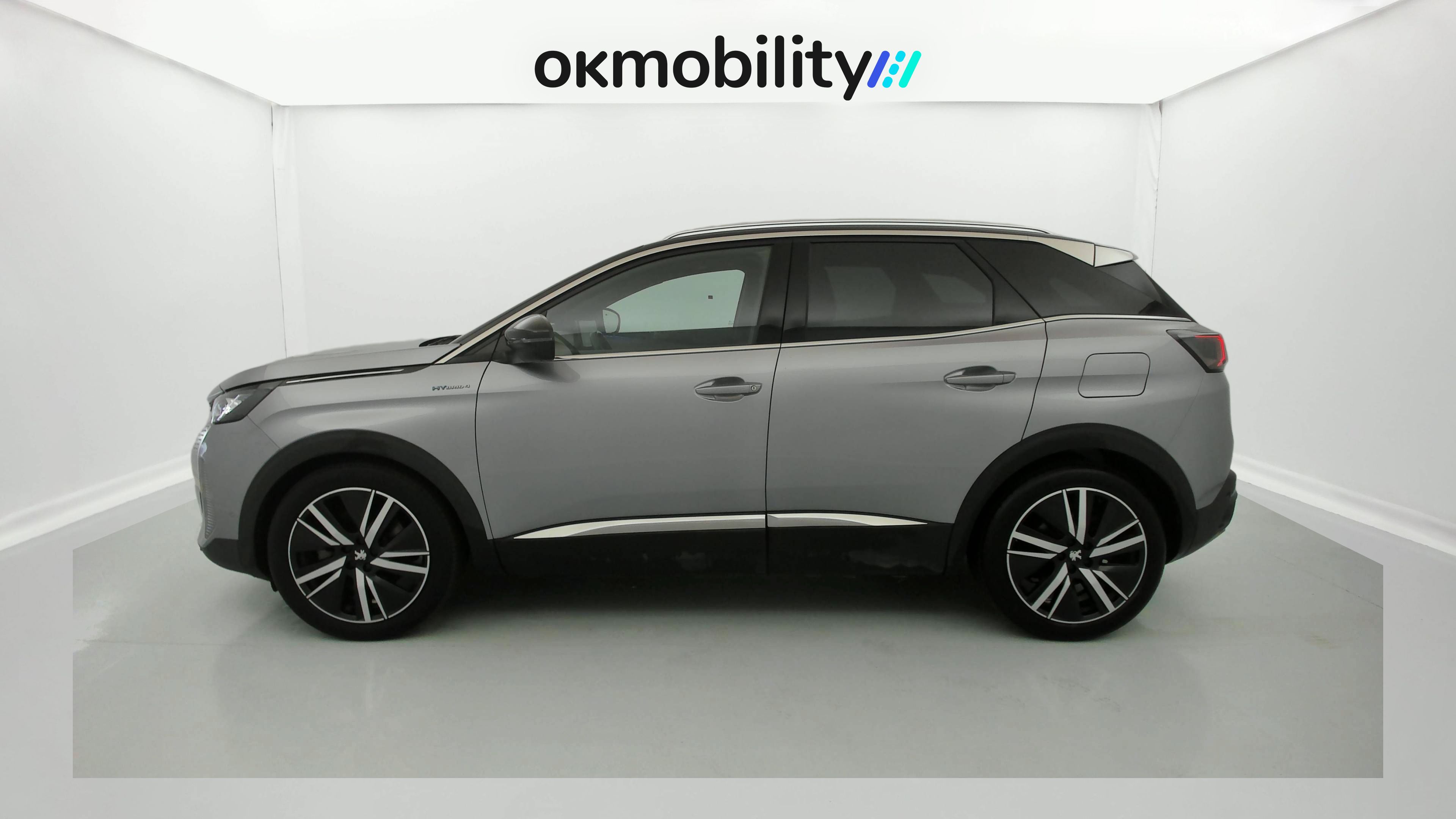 peugeot 3008 gt pack 1.6 HYBRID 300 EAT PHEV 2022 gris artense / negro 7