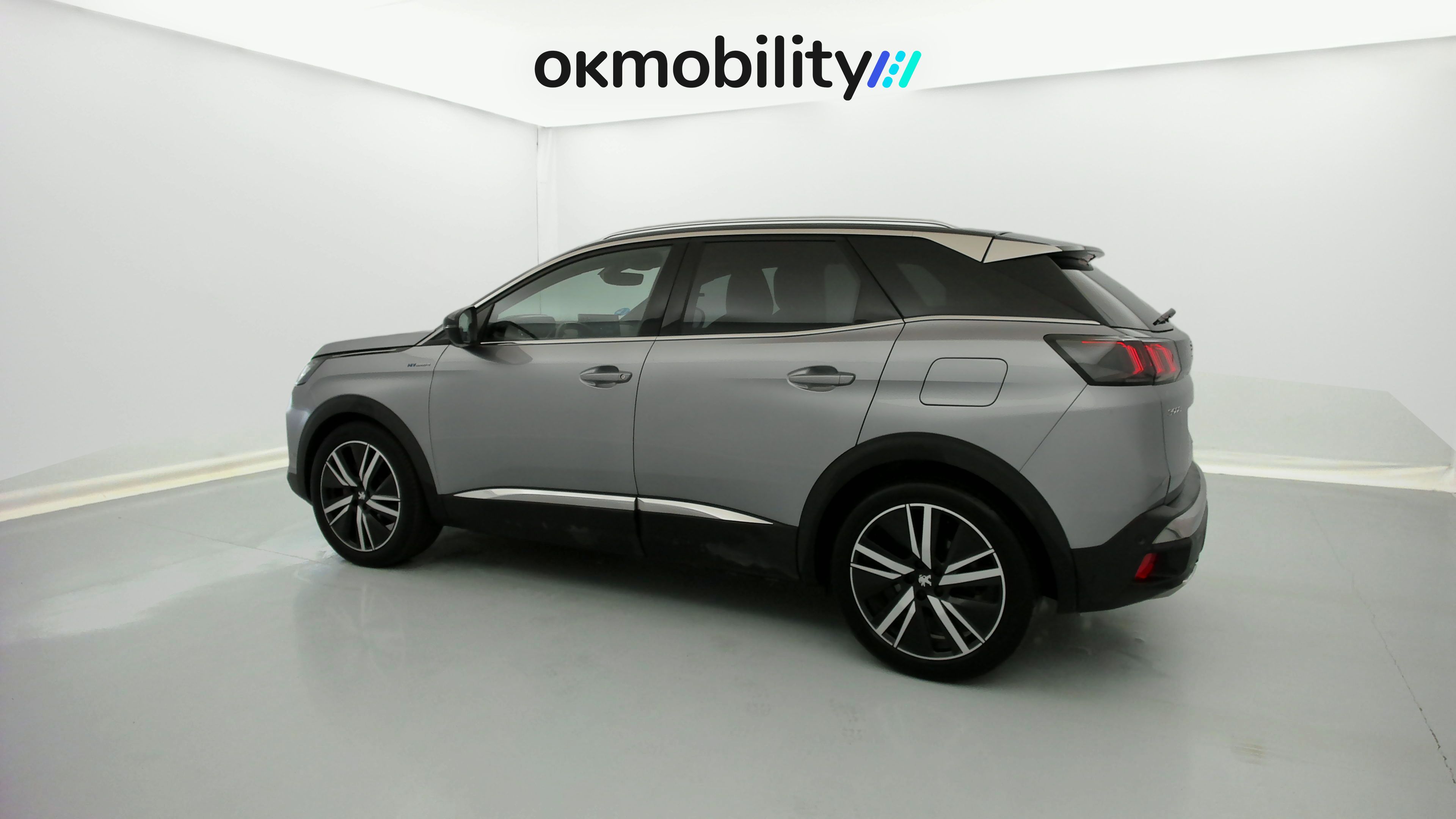 peugeot 3008 gt pack 1.6 HYBRID 300 EAT PHEV 2022 gris artense / negro 8