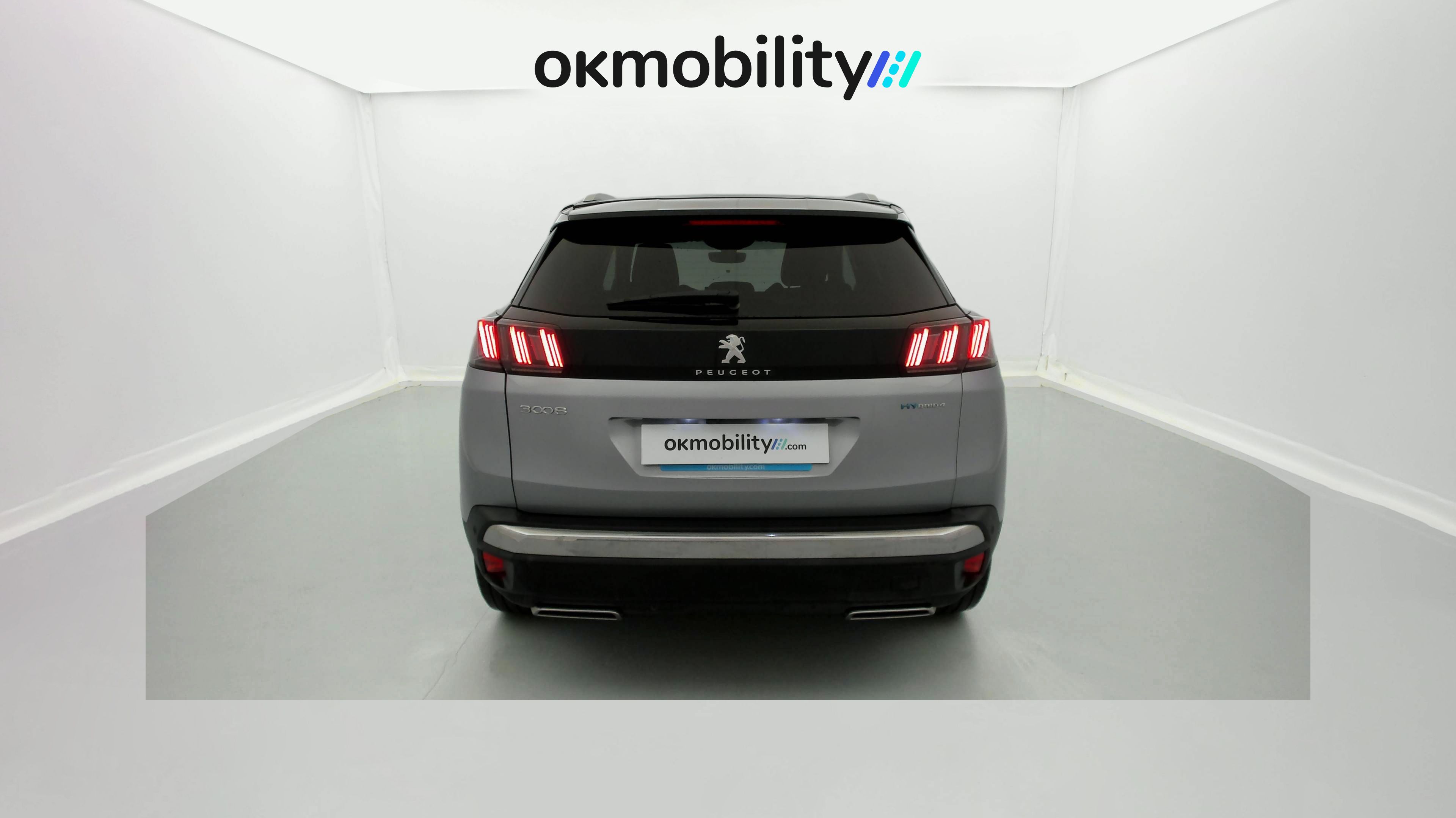peugeot 3008 gt pack 1.6 HYBRID 300 EAT PHEV 2022 gris artense / negro 10