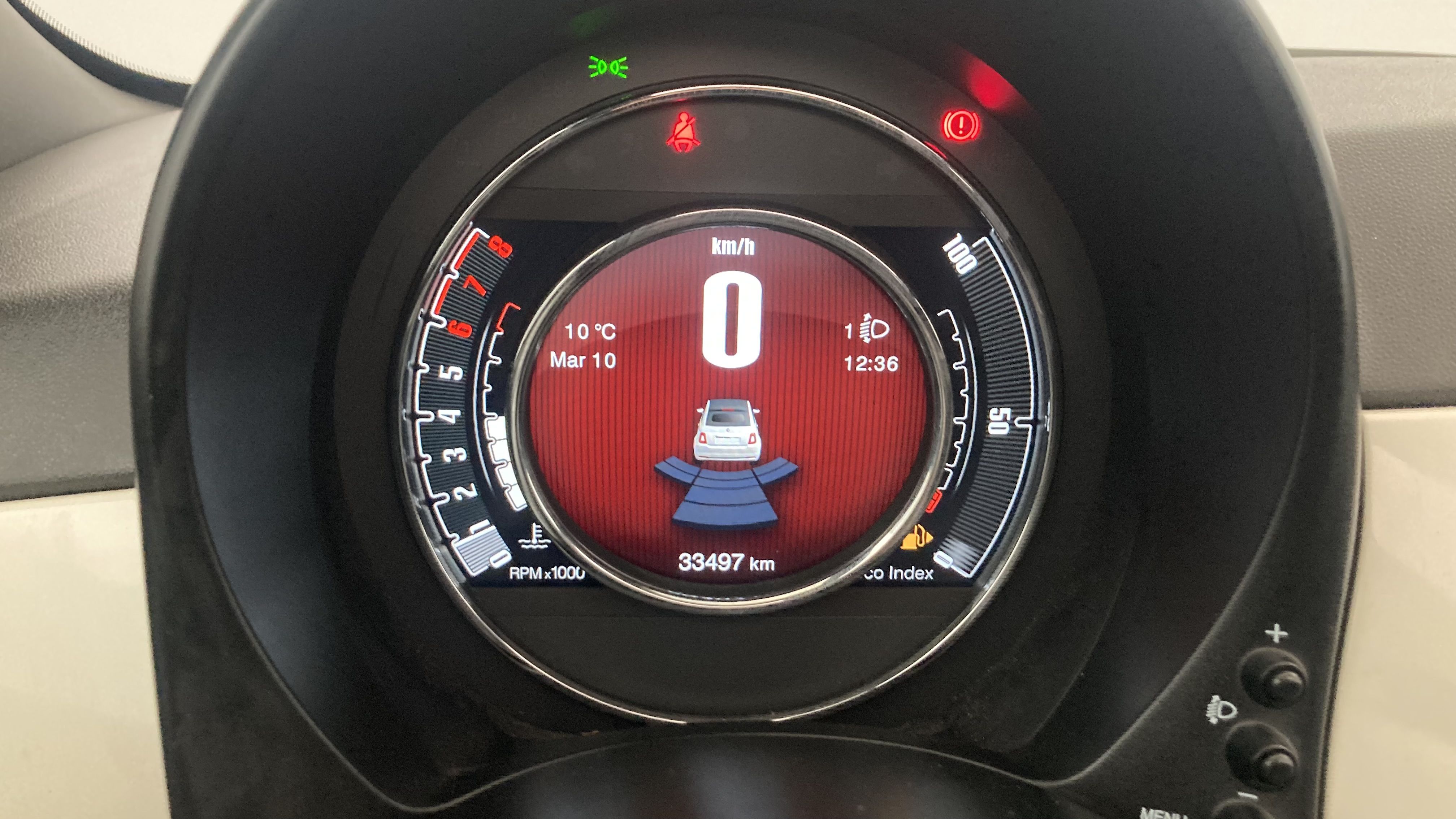 fiat 500c dolcevita 1.0 HYBRID 70 MHEV 2024 bianco 13