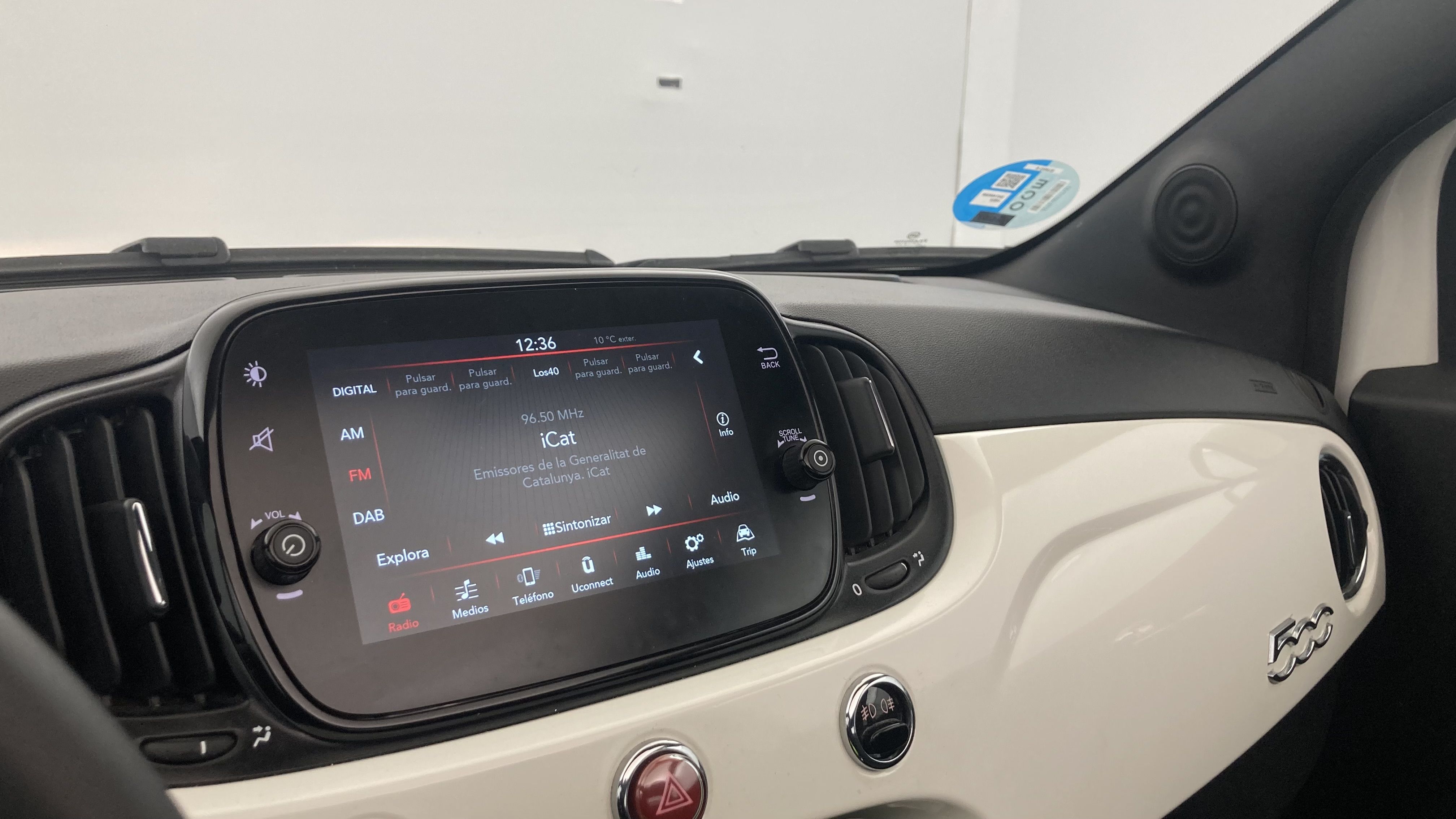 fiat 500c dolcevita 1.0 HYBRID 70 MHEV 2024 bianco 32