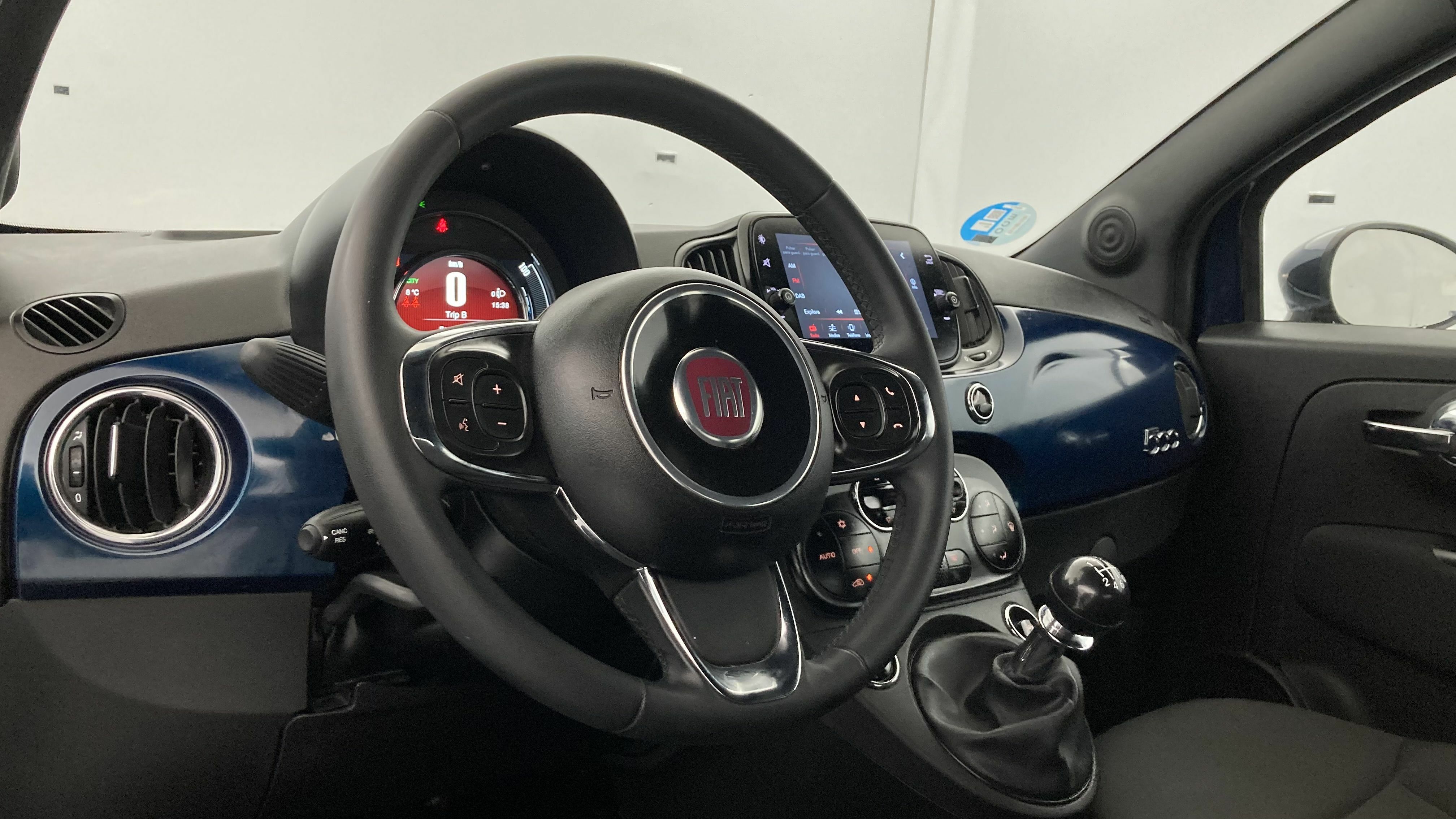 fiat 500c dolcevita 1.0 HYBRID 70 MHEV 2024 blu 15