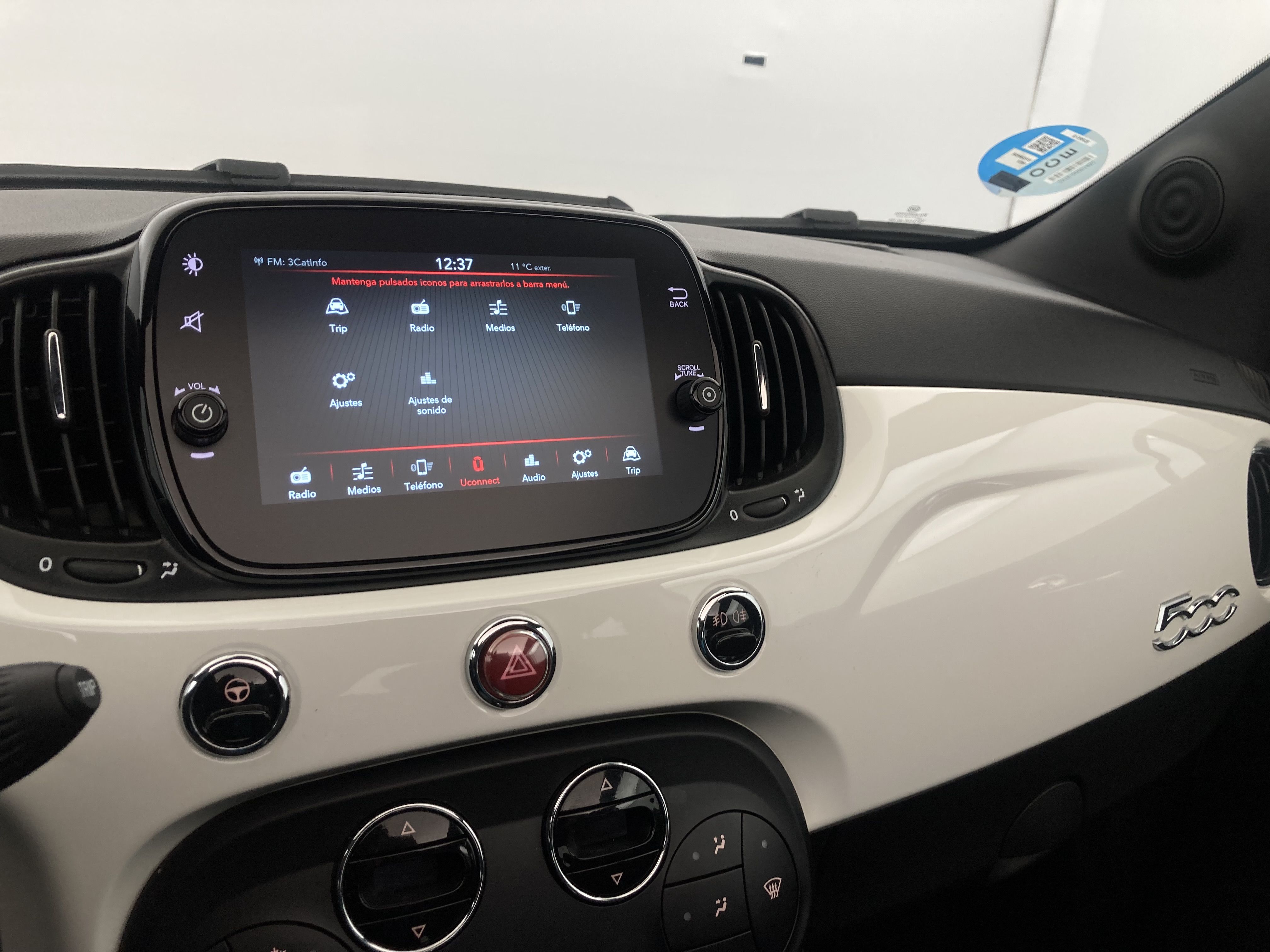 fiat 500c dolcevita 1.0 HYBRID 70 MHEV 2024 bianco 24