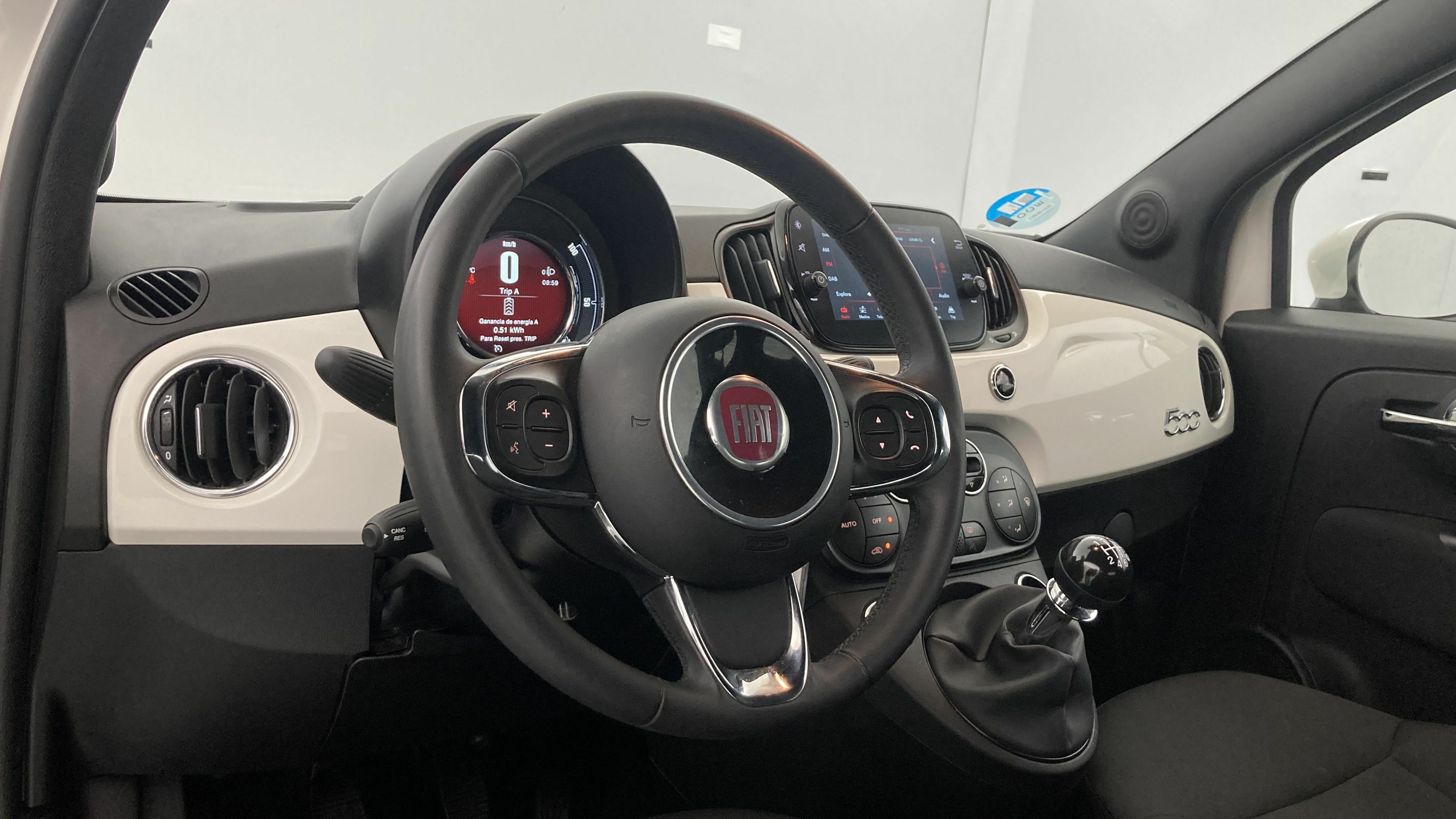 fiat 500c dolcevita 1.0 HYBRID 70 MHEV 2024 bianco 14
