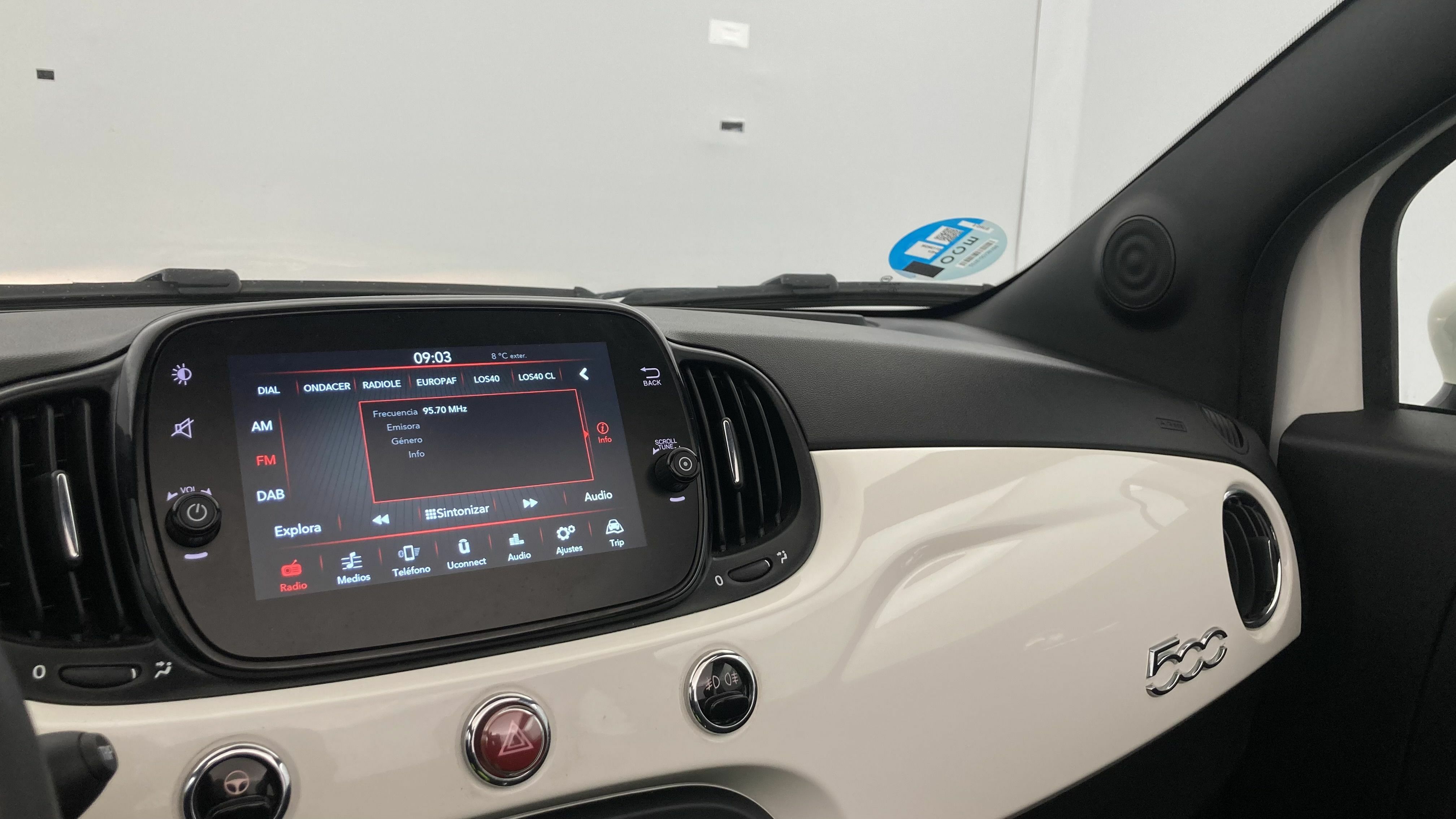 fiat 500c dolcevita 1.0 HYBRID 70 MHEV 2024 bianco 18