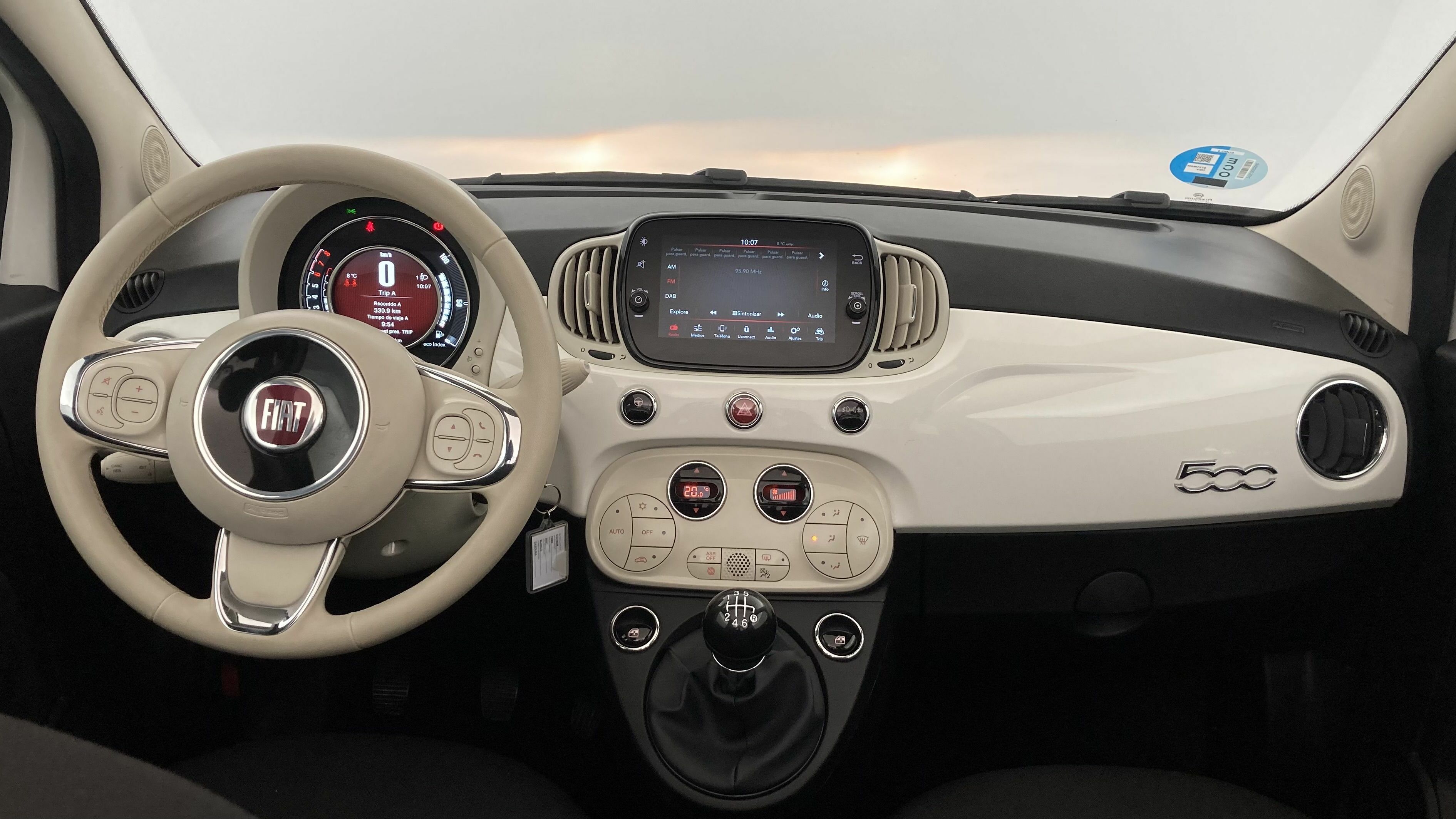 fiat 500c dolcevita 1.0 HYBRID 70 MHEV 2024 bianco 15