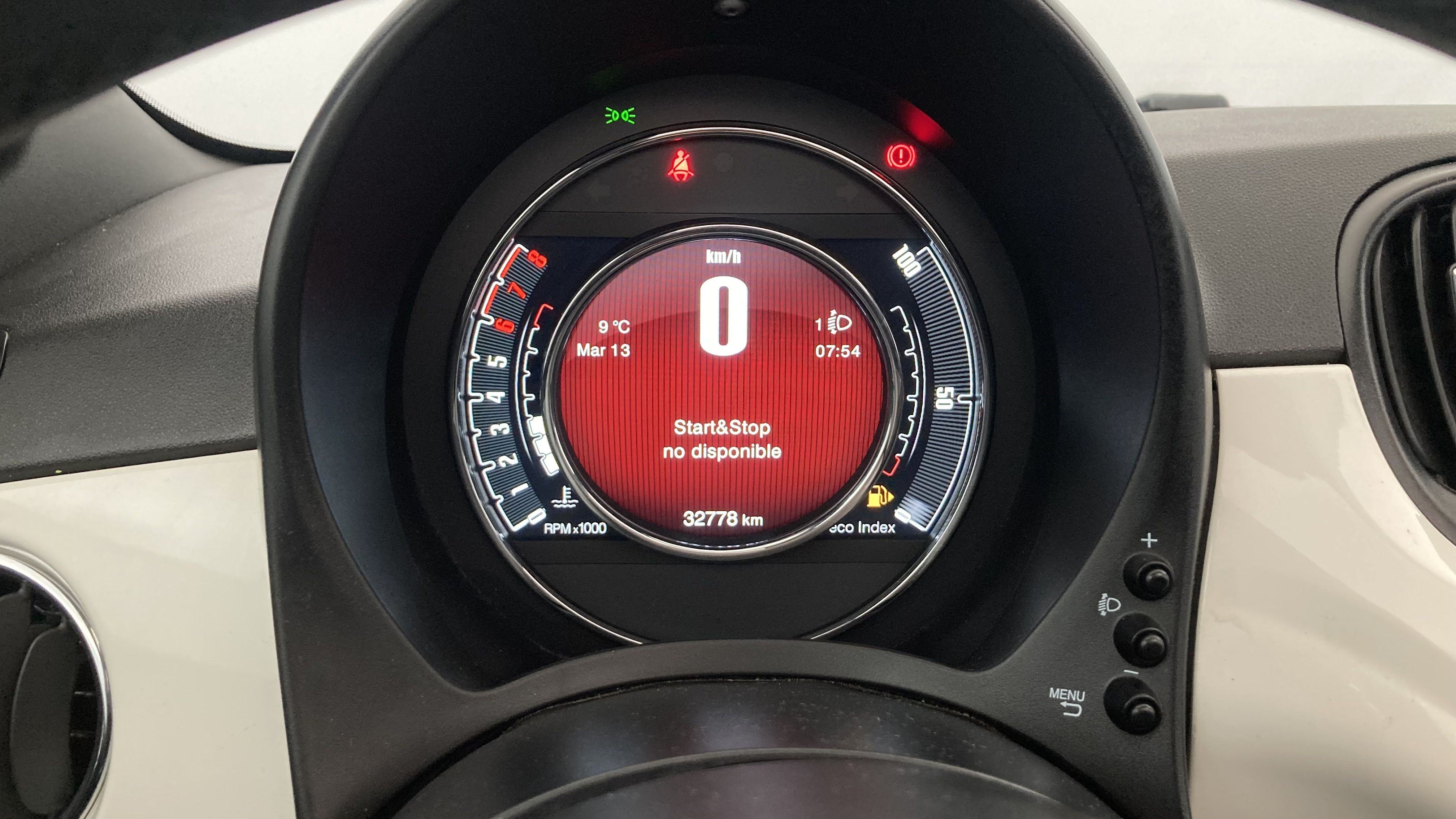 fiat 500c dolcevita 1.0 HYBRID 70 MHEV 2024 bianco 13