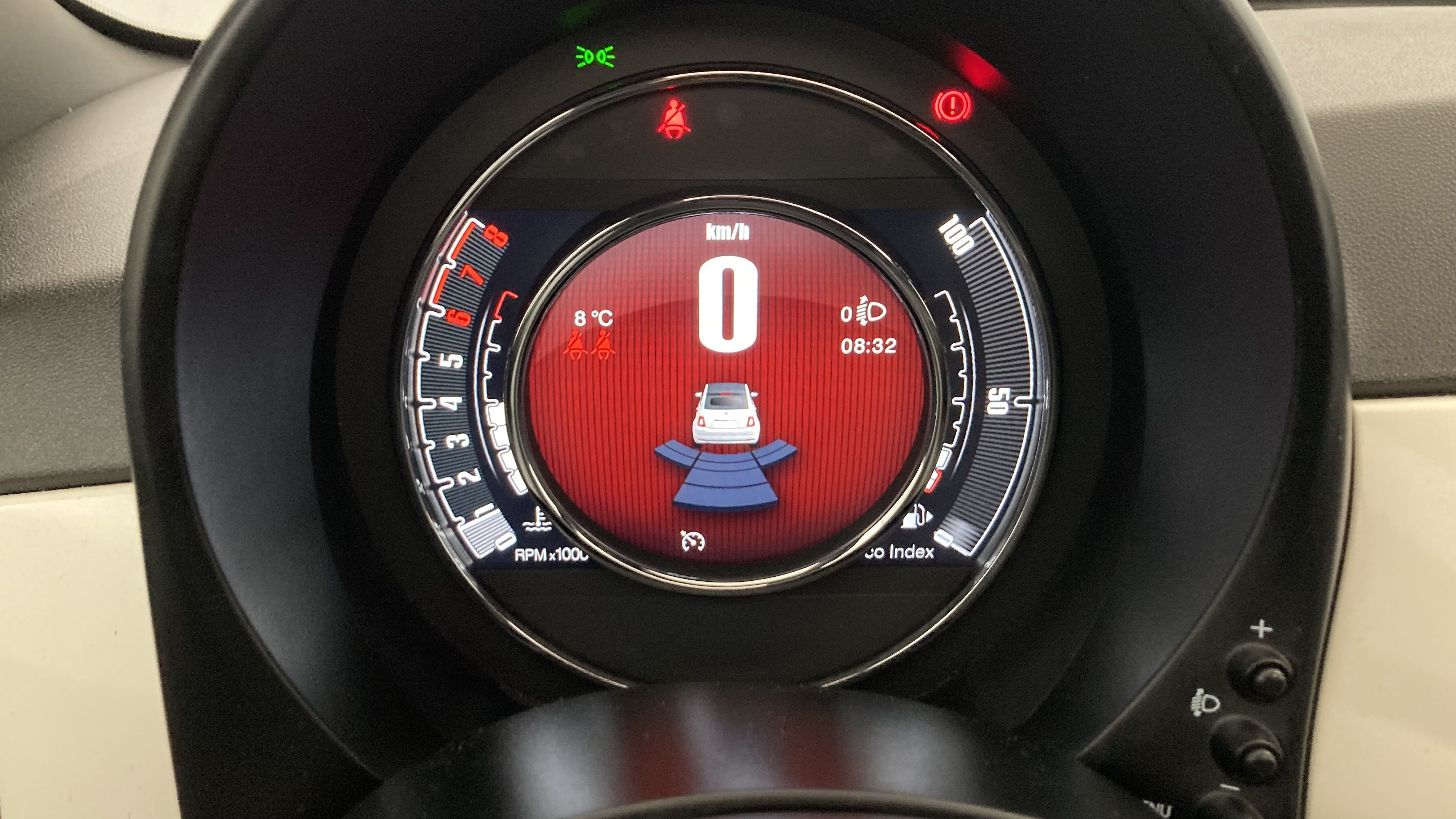 fiat 500c dolcevita 1.0 HYBRID 70 MHEV 2024 bianco 13