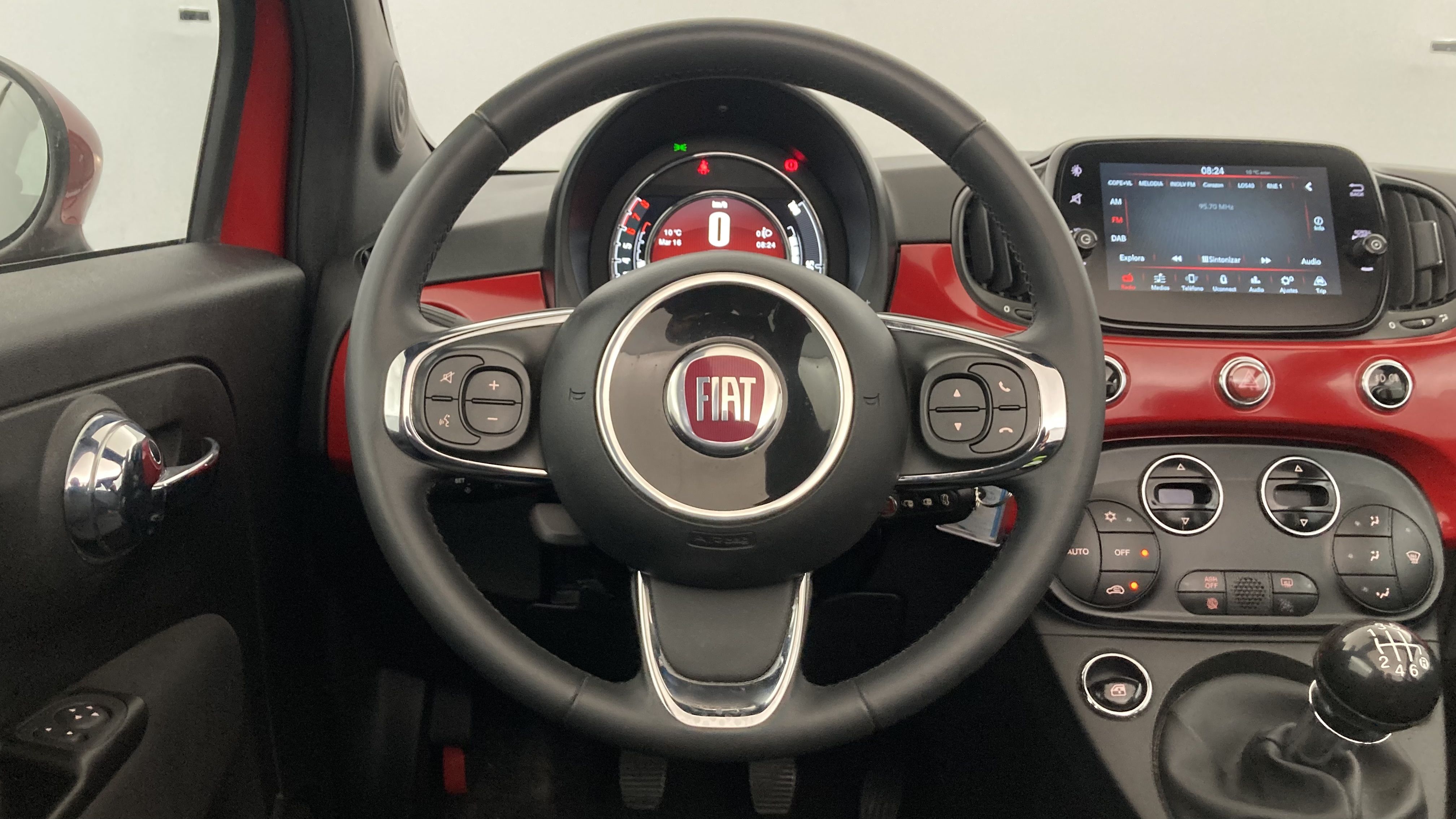 fiat 500c dolcevita 1.0 HYBRID 70 MHEV 2024 rosso corsa 20