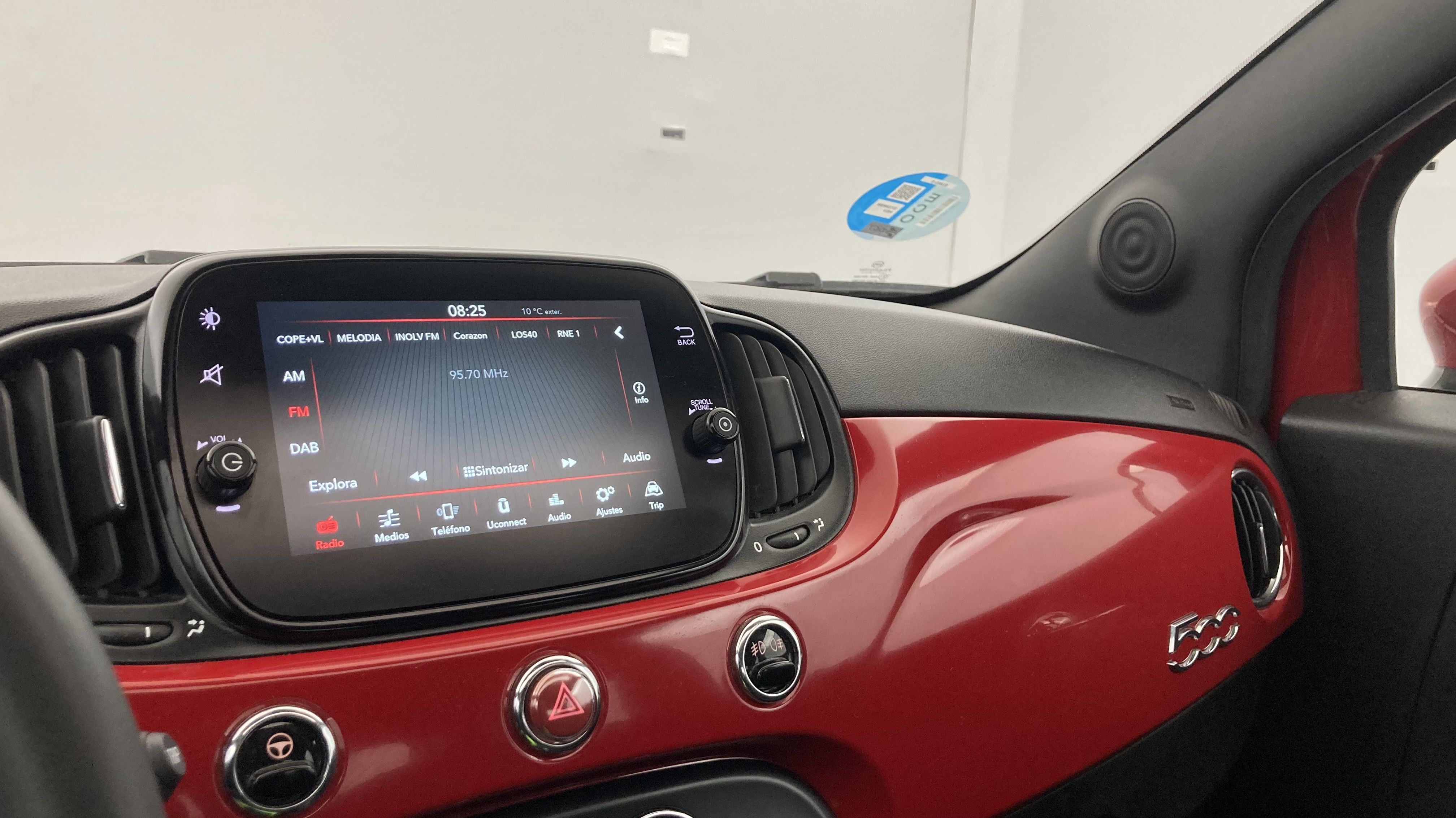 fiat 500c dolcevita 1.0 HYBRID 70 MHEV 2024 rosso corsa 33