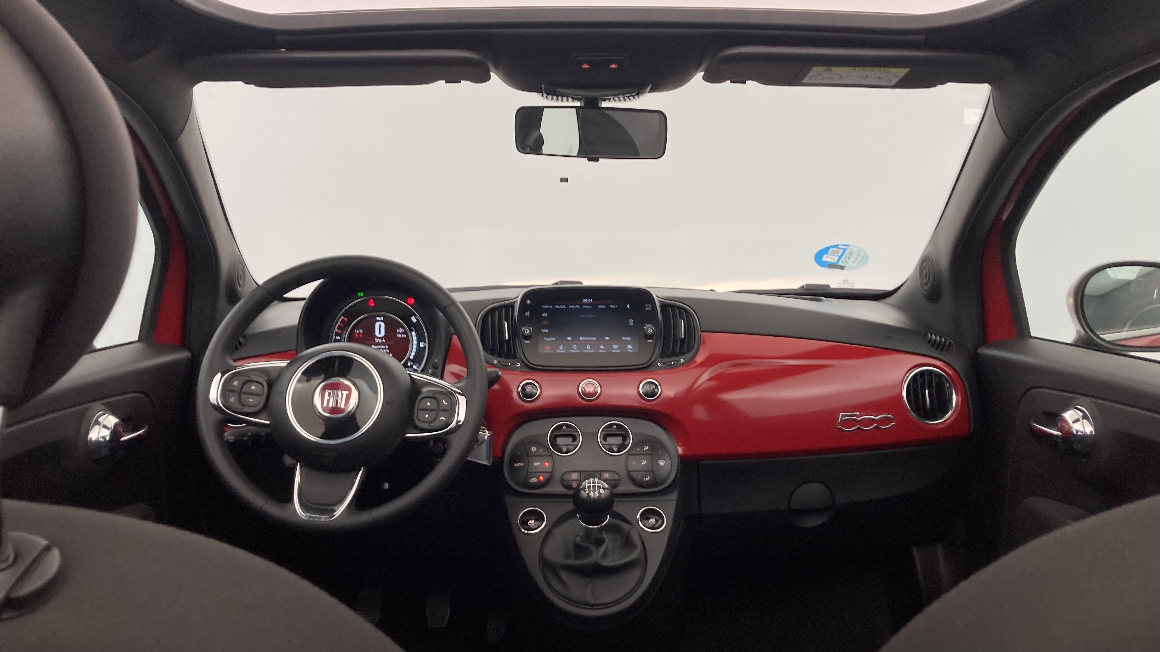 fiat 500c dolcevita 1.0 HYBRID 70 MHEV 2024 rosso corsa 36
