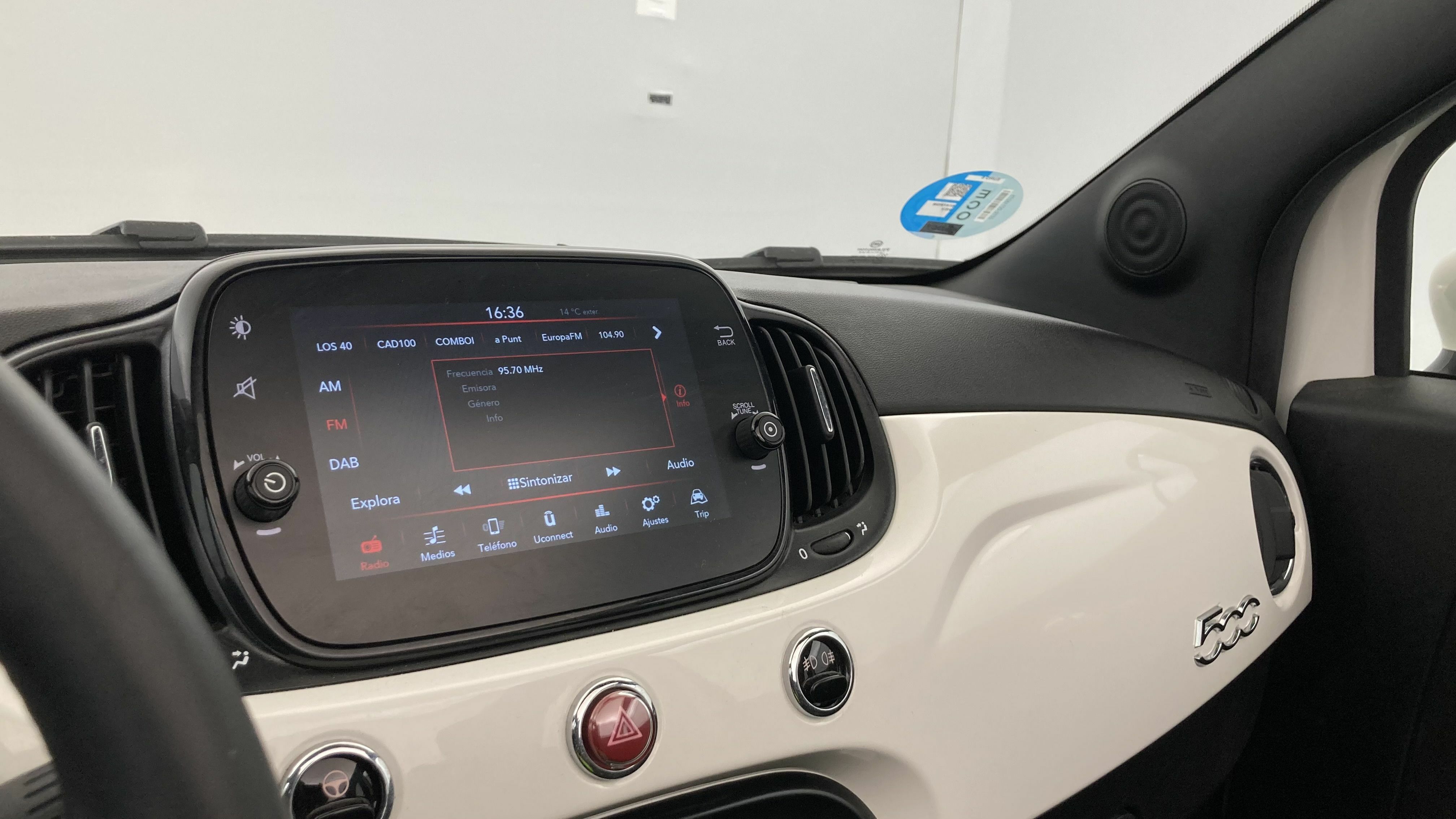 fiat 500c dolcevita 1.0 HYBRID 70 MHEV 2024 bianco 18