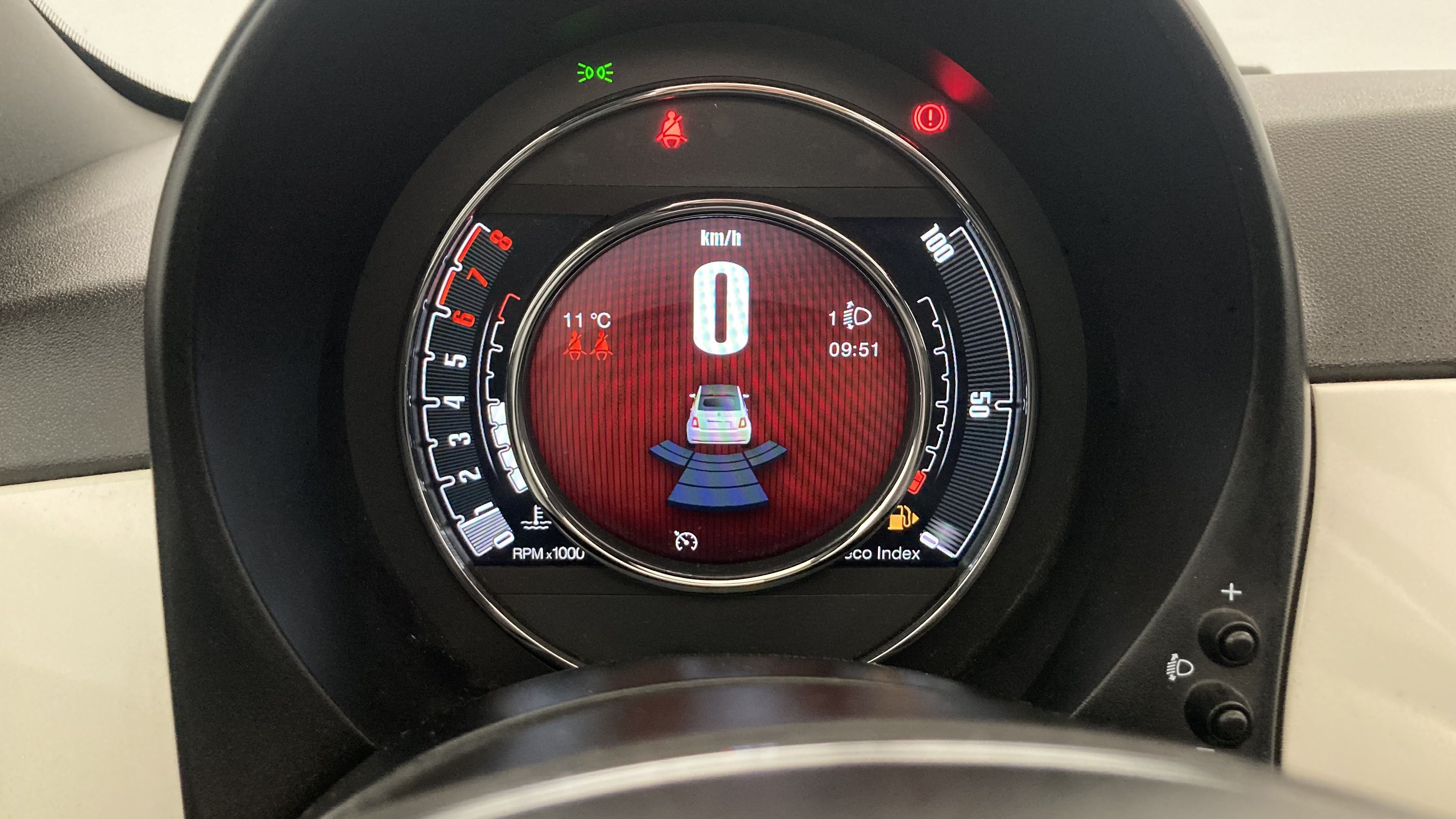 fiat 500c dolcevita 1.0 HYBRID 70 MHEV 2024 bianco 13