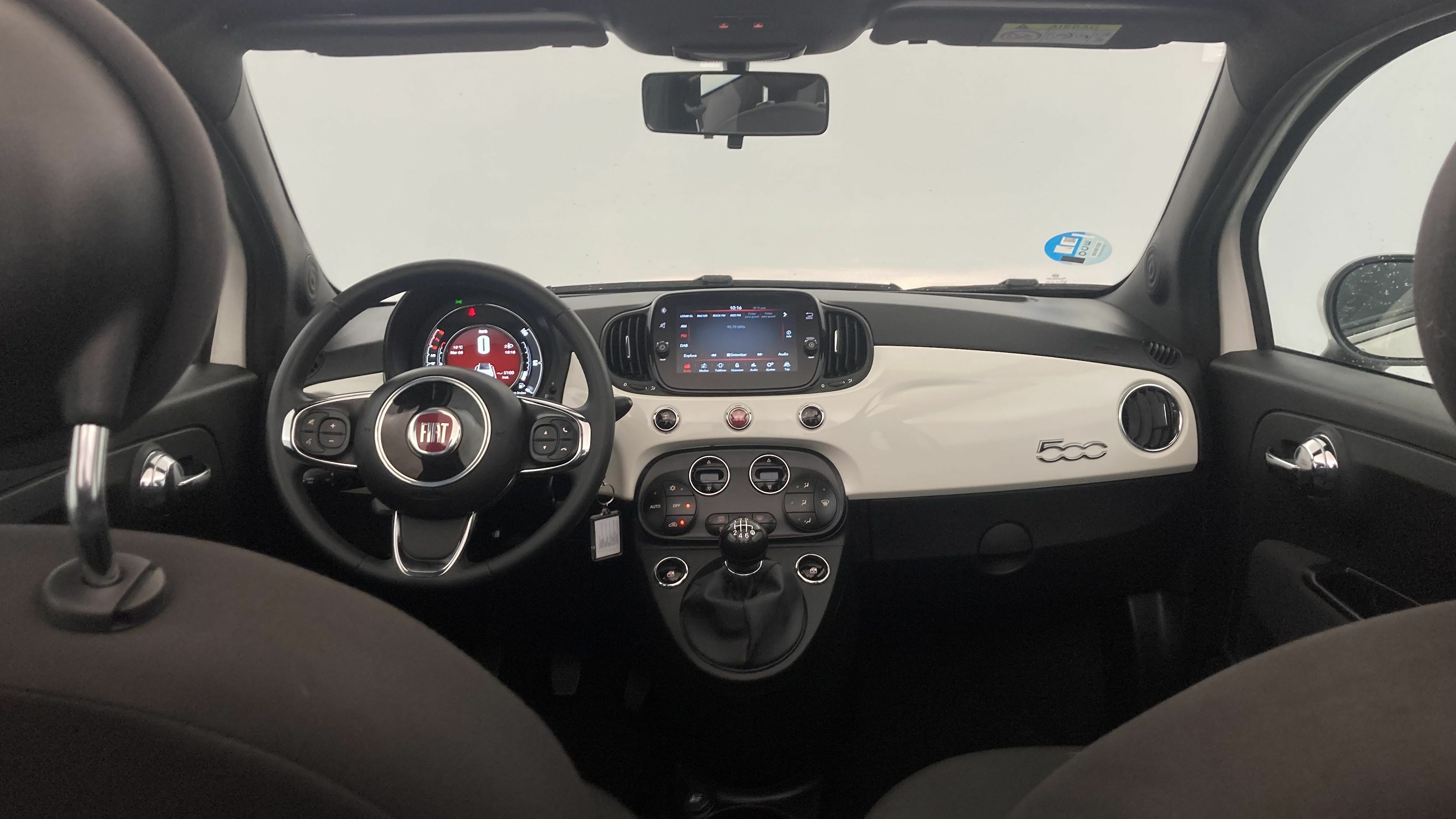 fiat 500c dolcevita 1.0 HYBRID 70 MHEV 2024 bianco 15