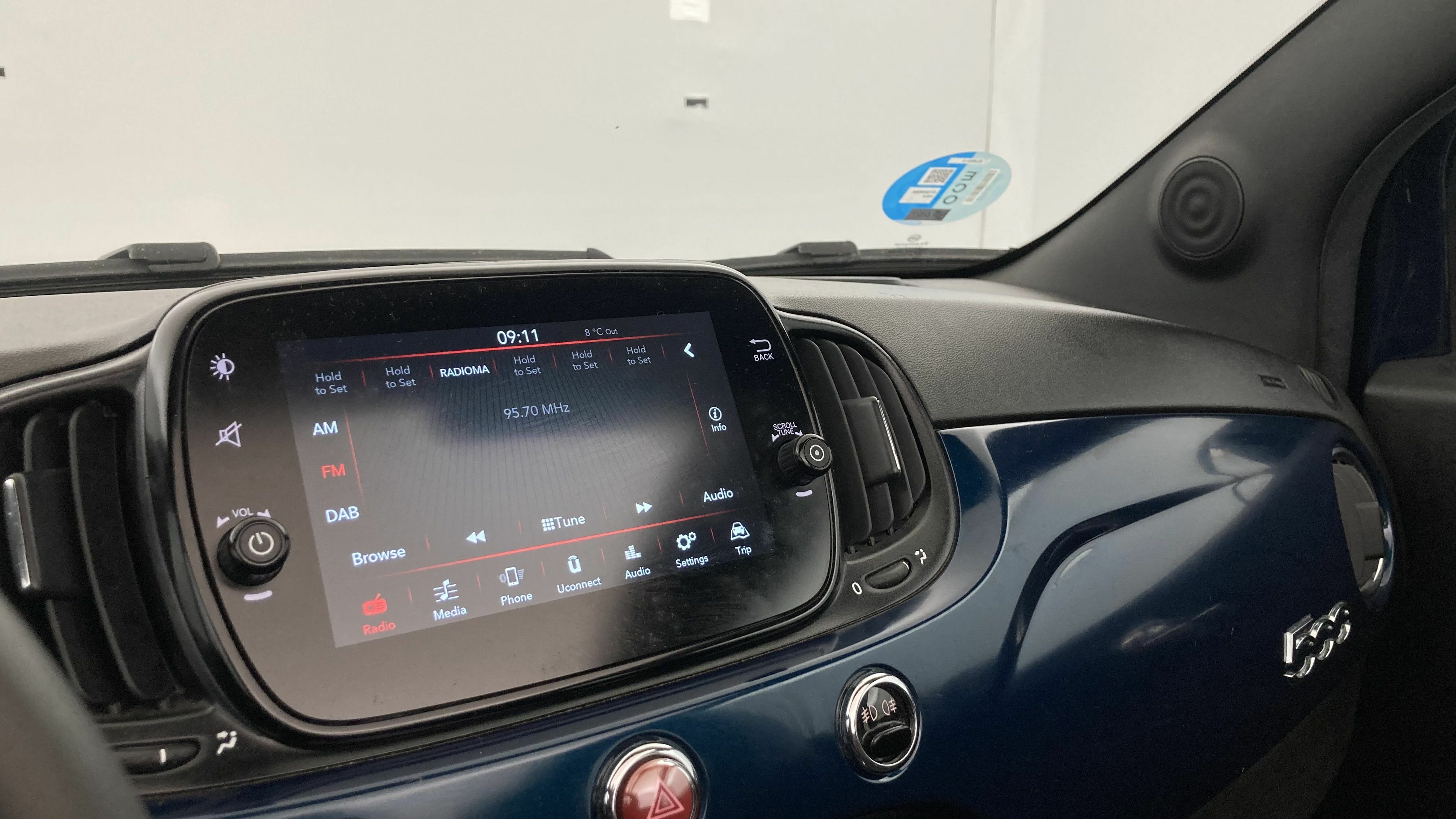 fiat 500c dolcevita 1.0 HYBRID 70 MHEV 2024 blu 18