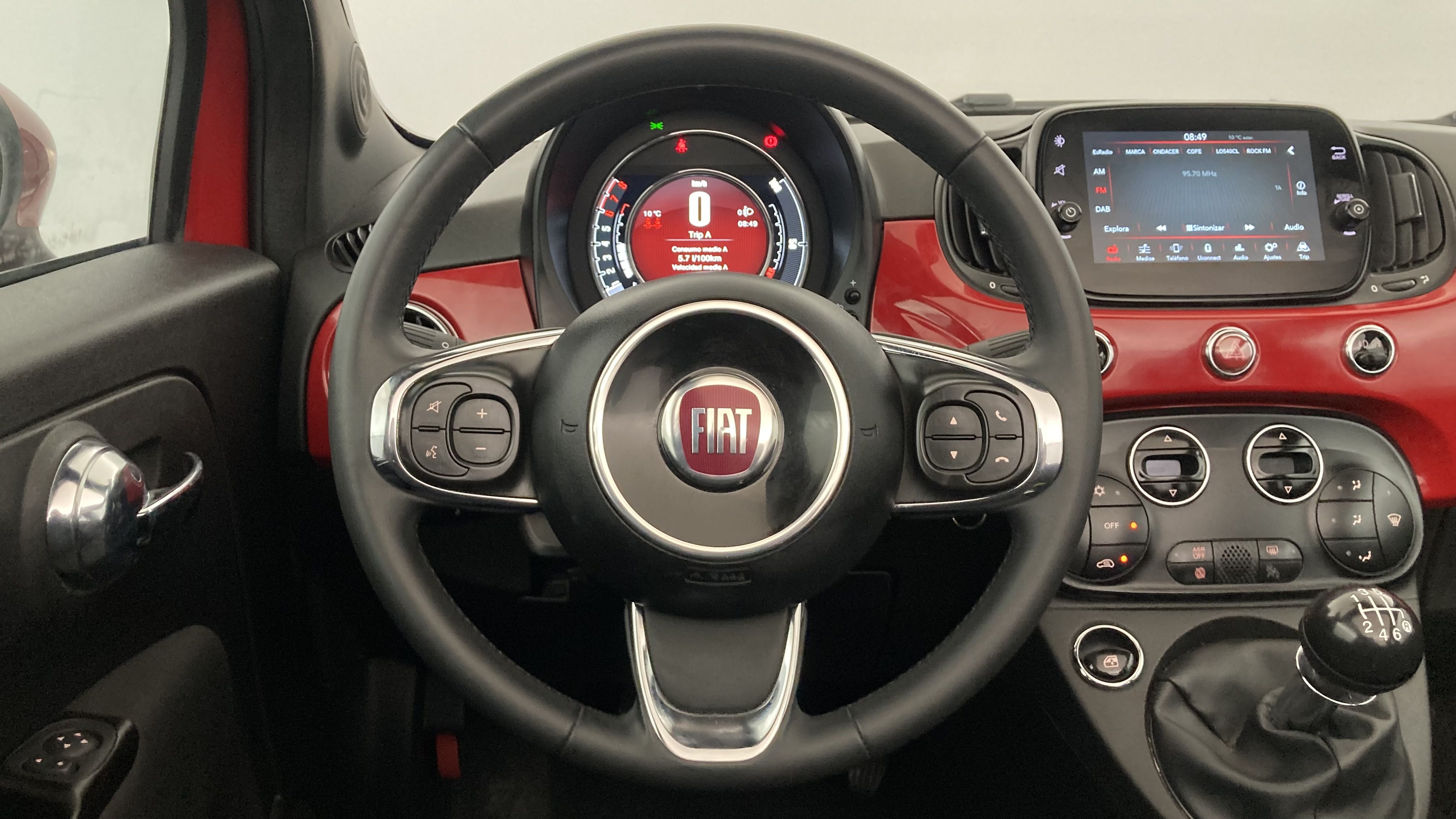 fiat 500c dolcevita 1.0 HYBRID 70 MHEV 2024 rosso corsa 20