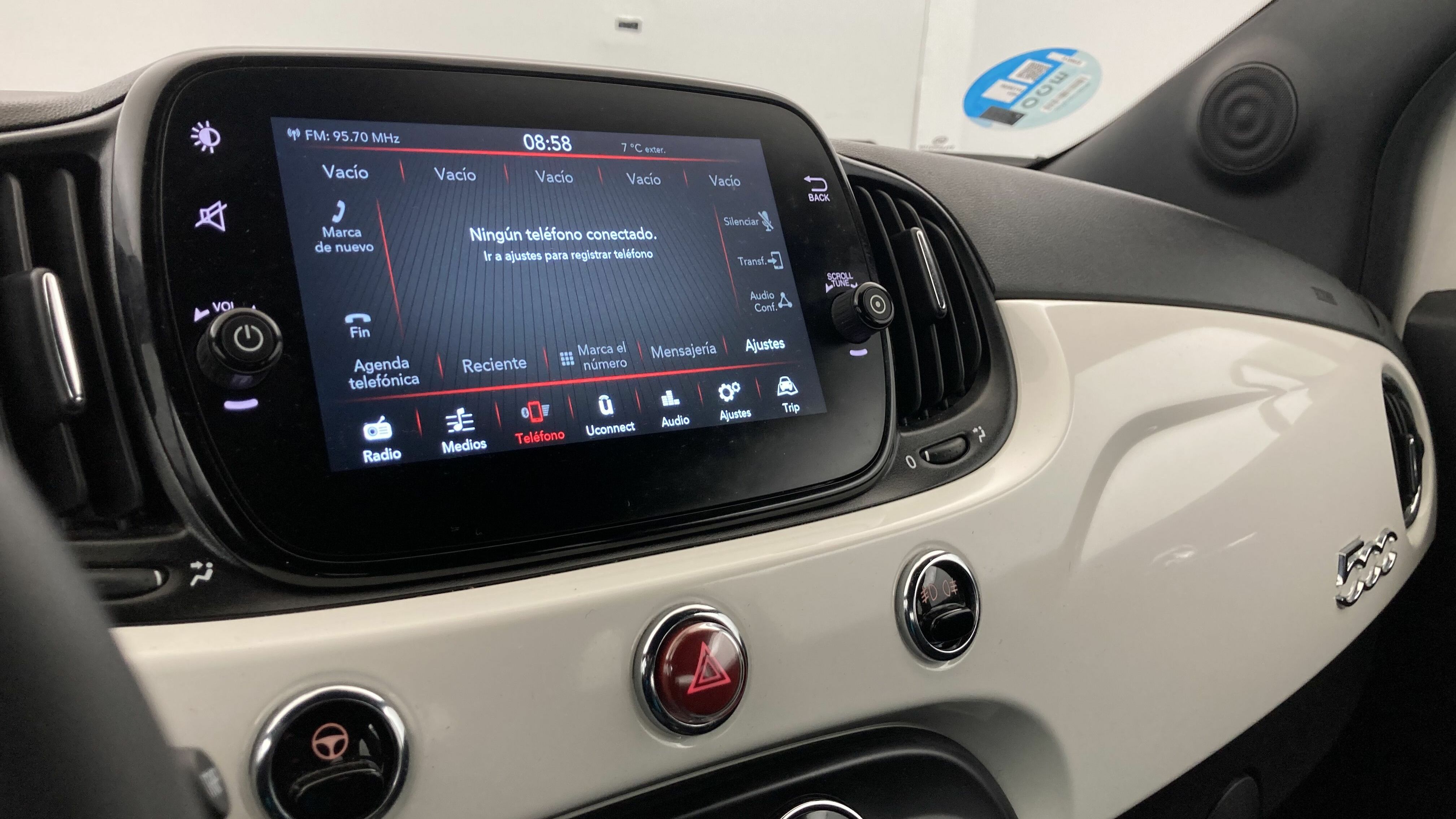 fiat 500c dolcevita 1.0 HYBRID 70 MHEV 2024 bianco 18