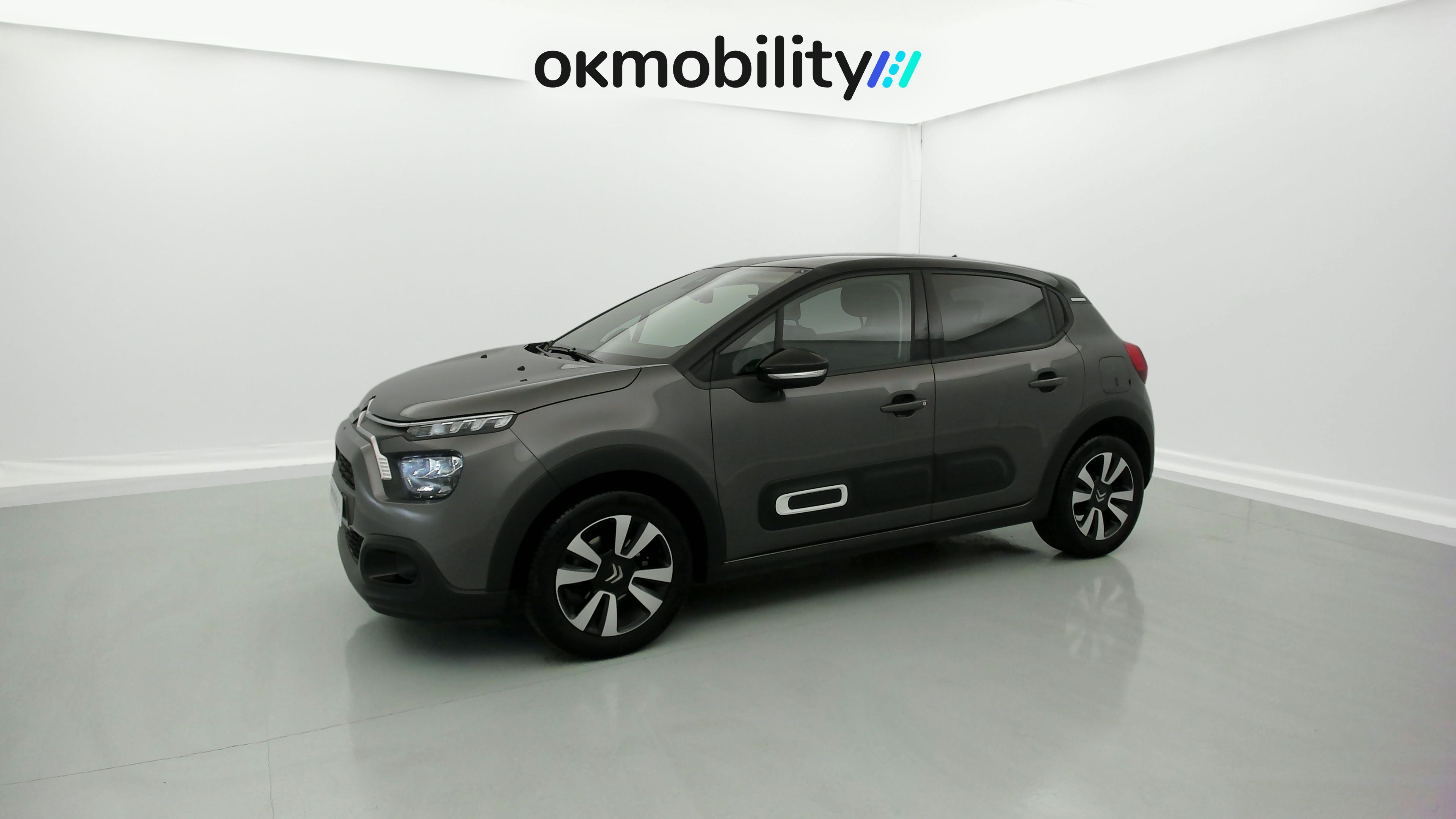 citroen c3 origin max 1.2 PURETECH 83 2024 gris platino / negro 8