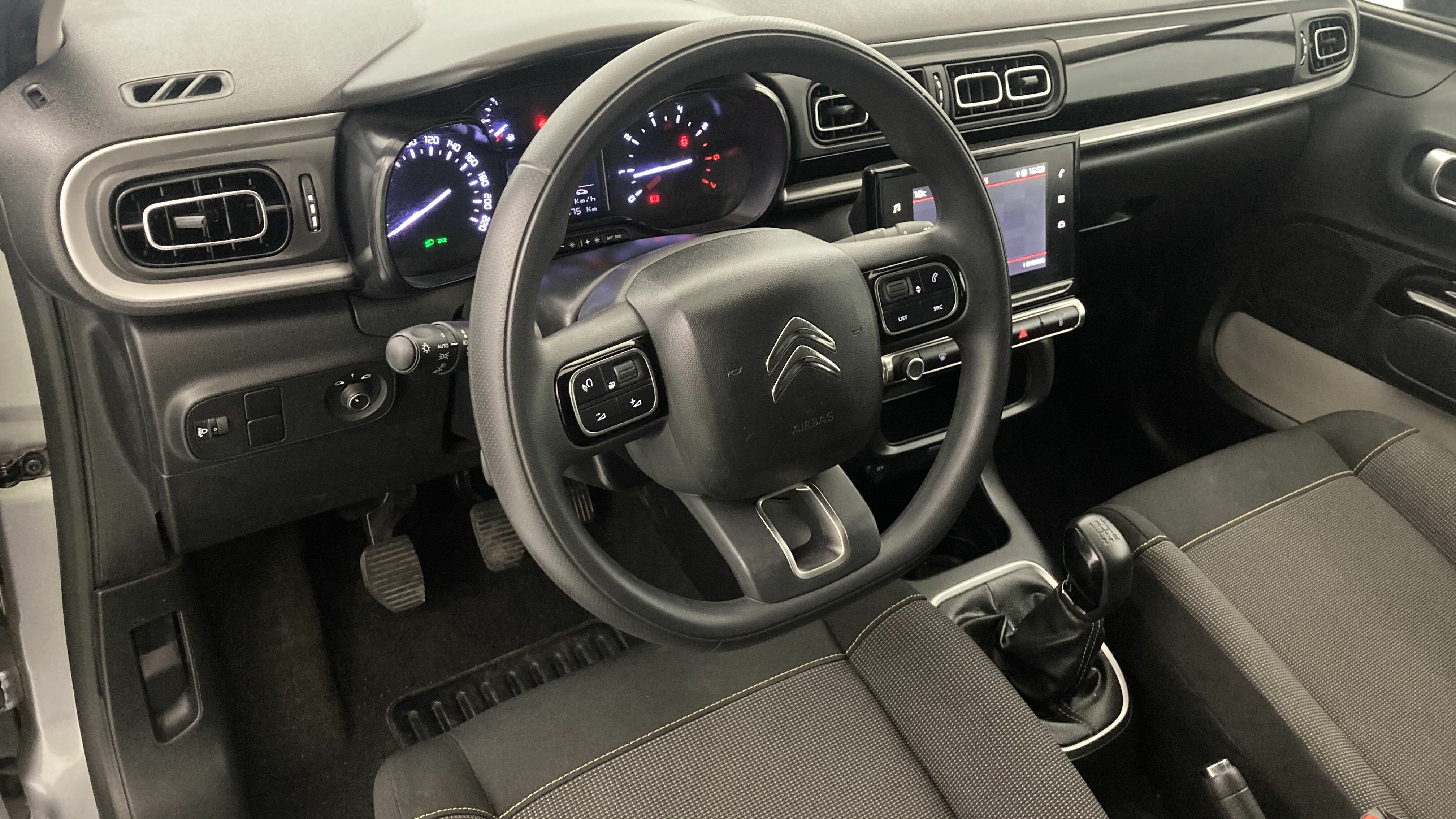 citroen c3 origin max 1.2 PURETECH 83 2024 gris acero / negro 14