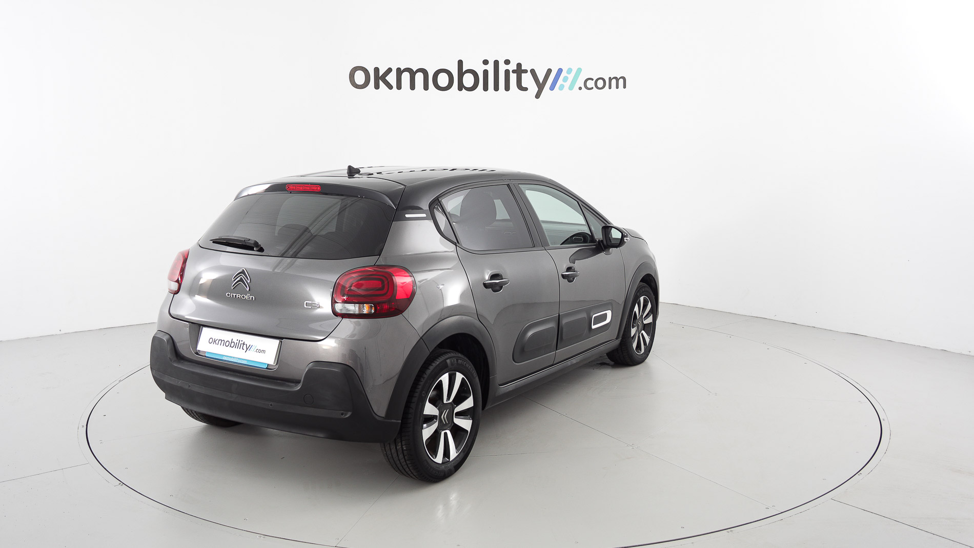 citroen c3 origin max 1.2 PURETECH 83 2024 gris platino / negro 12